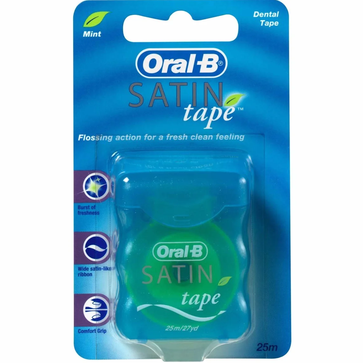 Trzy opakowania taśmy satynowej Oral B Mint od Oral-B