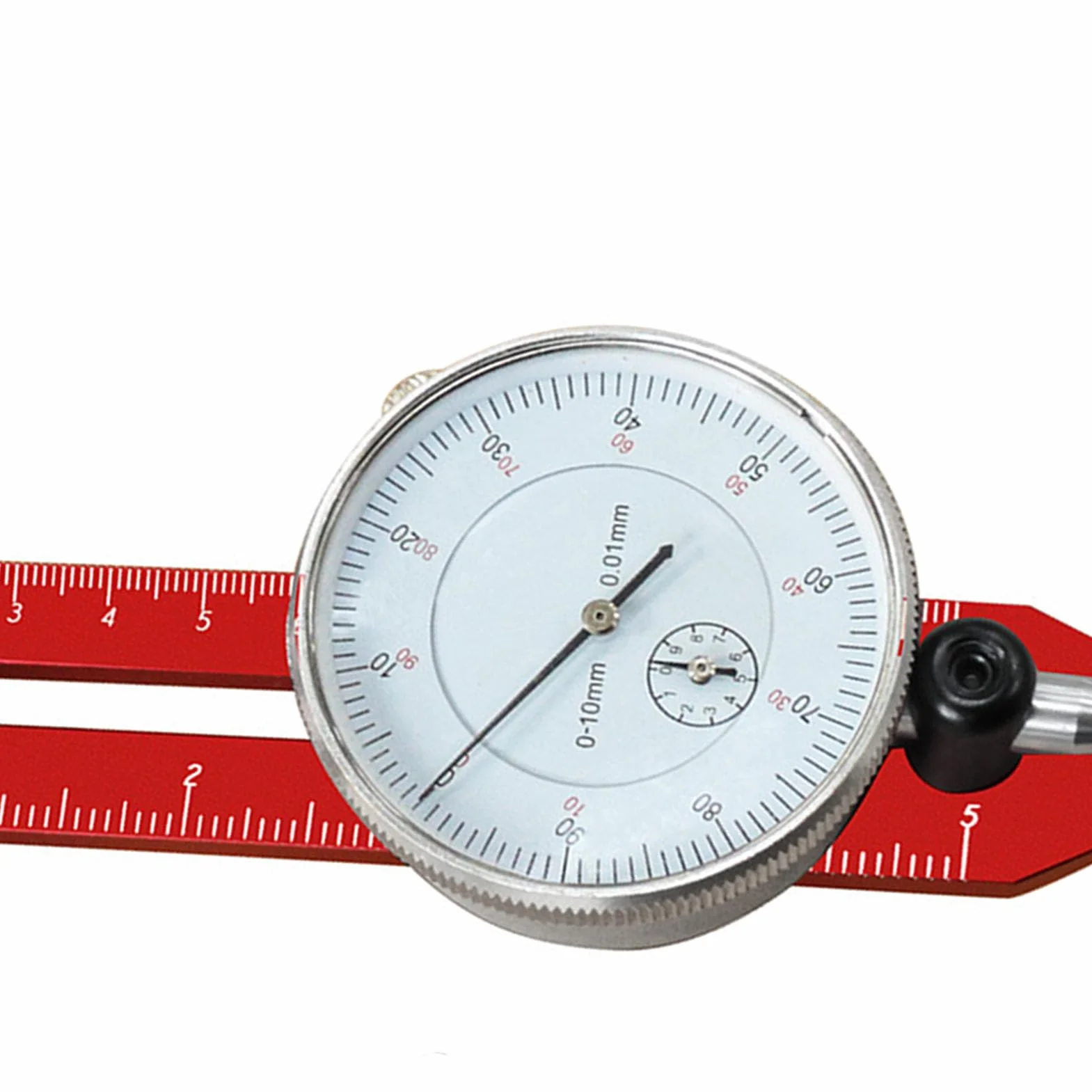 Fafeicy Kalibrator Piły Stołowej z Aluminiowymi Wskaźnikami Mosiężnymi Czujnik Zegarowy 0-10 mm