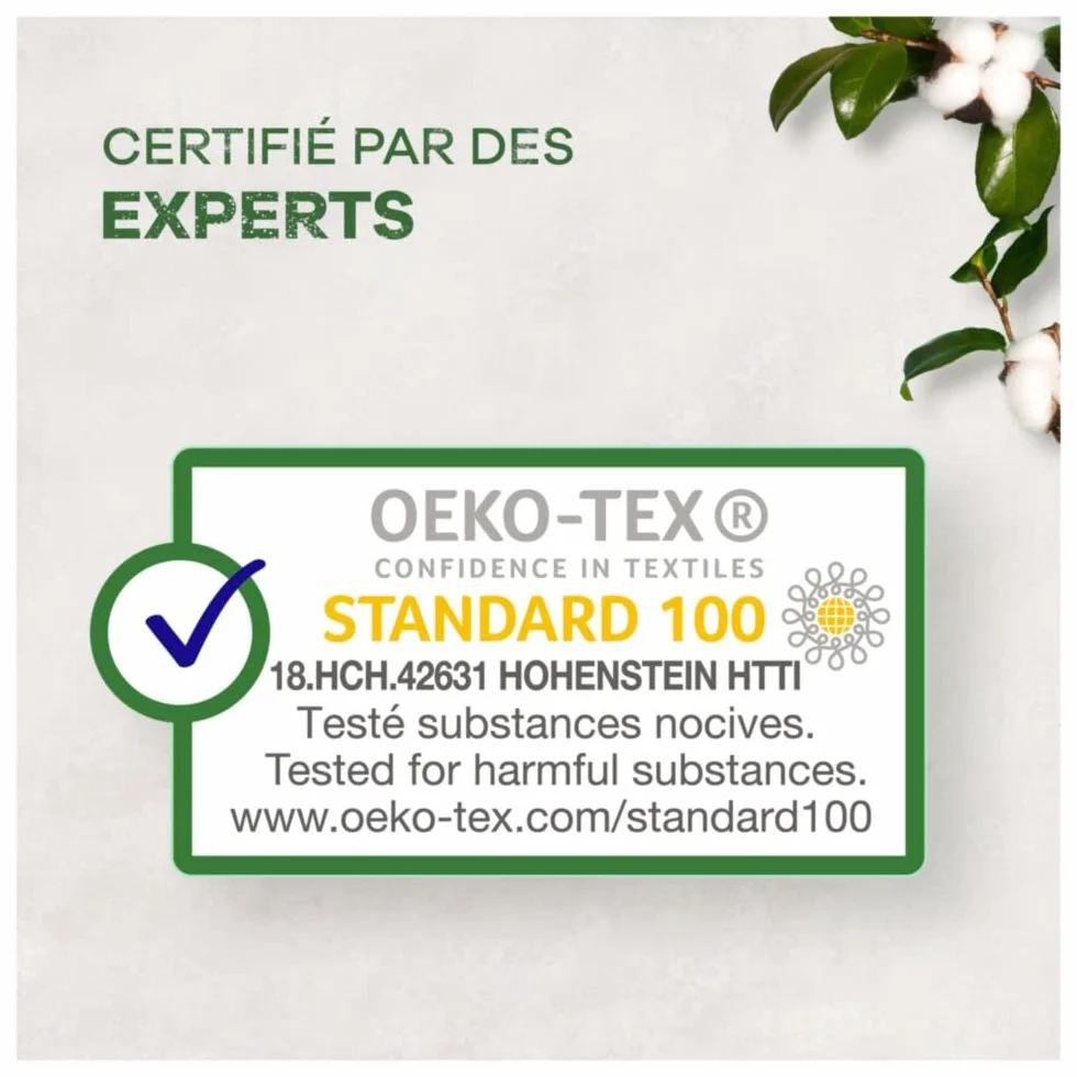 Tampax Komfort Bawełny - 100% Organiczny Zwykły Tampon - 16 Sztuk
