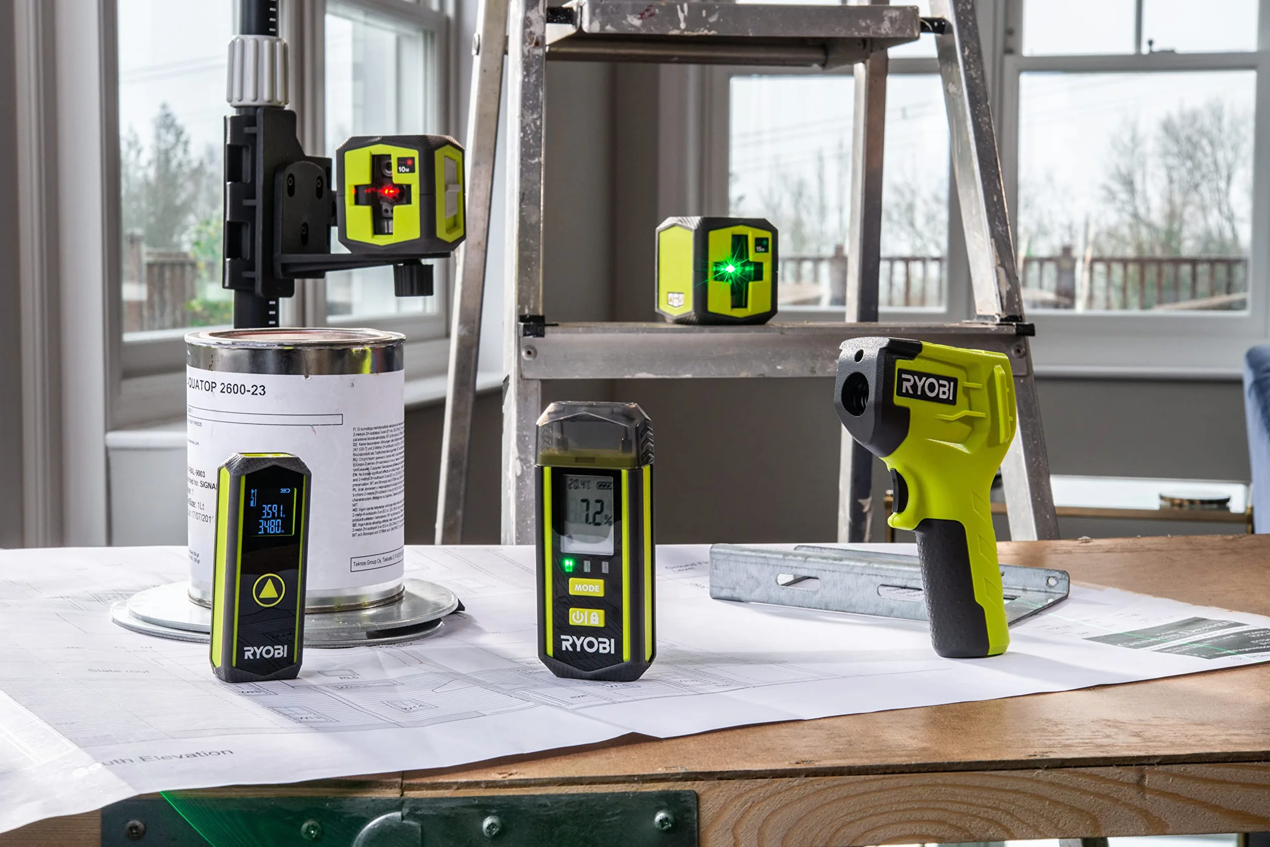 Ryobi Dalmierz Laserowy RBLDM20, 20 m Zasięg Roboczy, 0.15 m-20 m