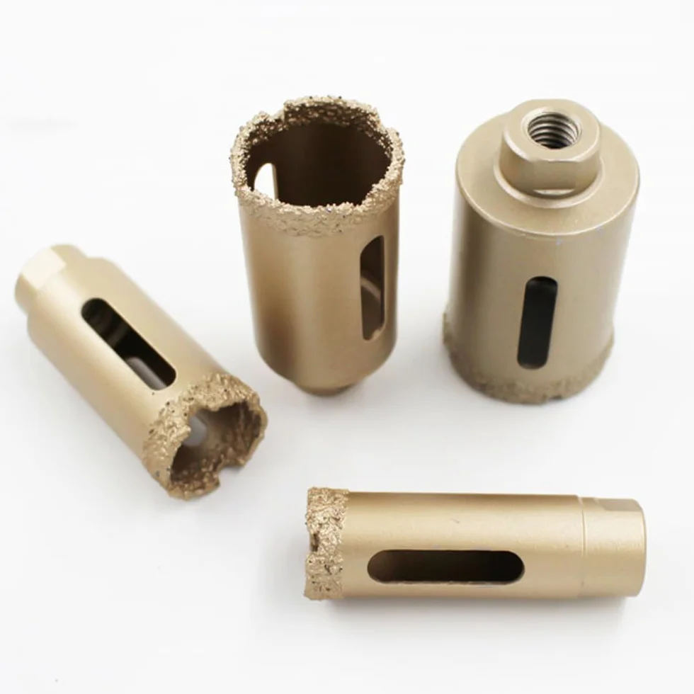Wiertło diamentowe, diamentowe otwornice rdzeń M14 lutowane próżniowo 20-60 mm do płytek ceramicznych marmur granitowy (25 mm)