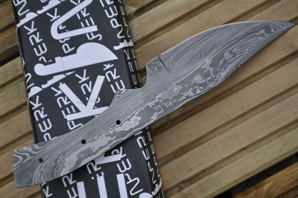 Perkin Knives ostrze ze stali damasceńskiej do noży myśliwskich