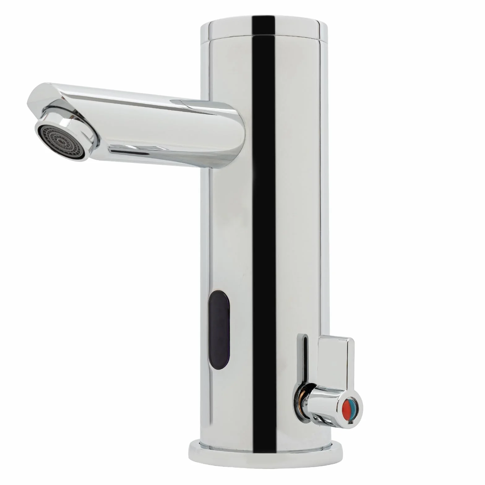 Bateria na podczerwień, automatyczna, bezdotykowa bateria łazienkowa, armatura umywalkowa z czujnikiem, armatura indukcyjna 0-55 °C, do kuchni, łazienki, restauracji (bateria nie wchodzi w