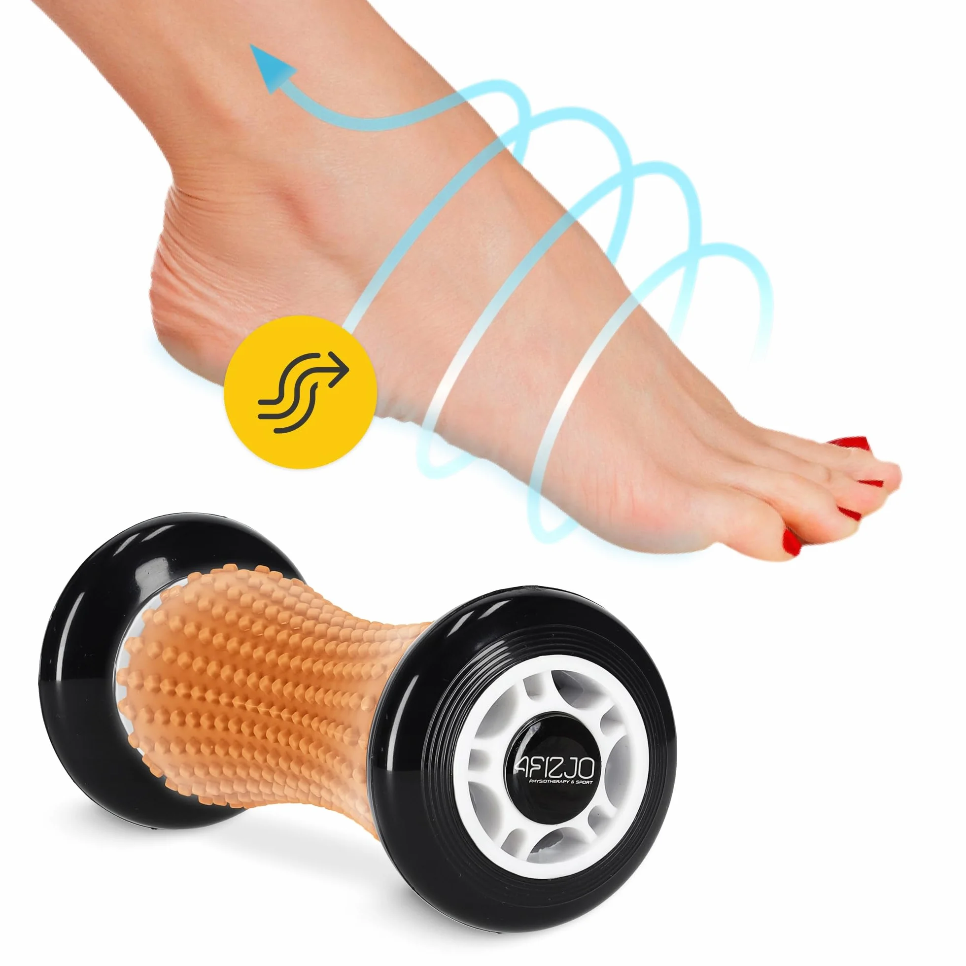 WAŁEK REHABILITACYJNY DO MASAŻU ROLLER Z WYPUSTKAMI KÓŁKA AUTOMASAŻ SPIKE