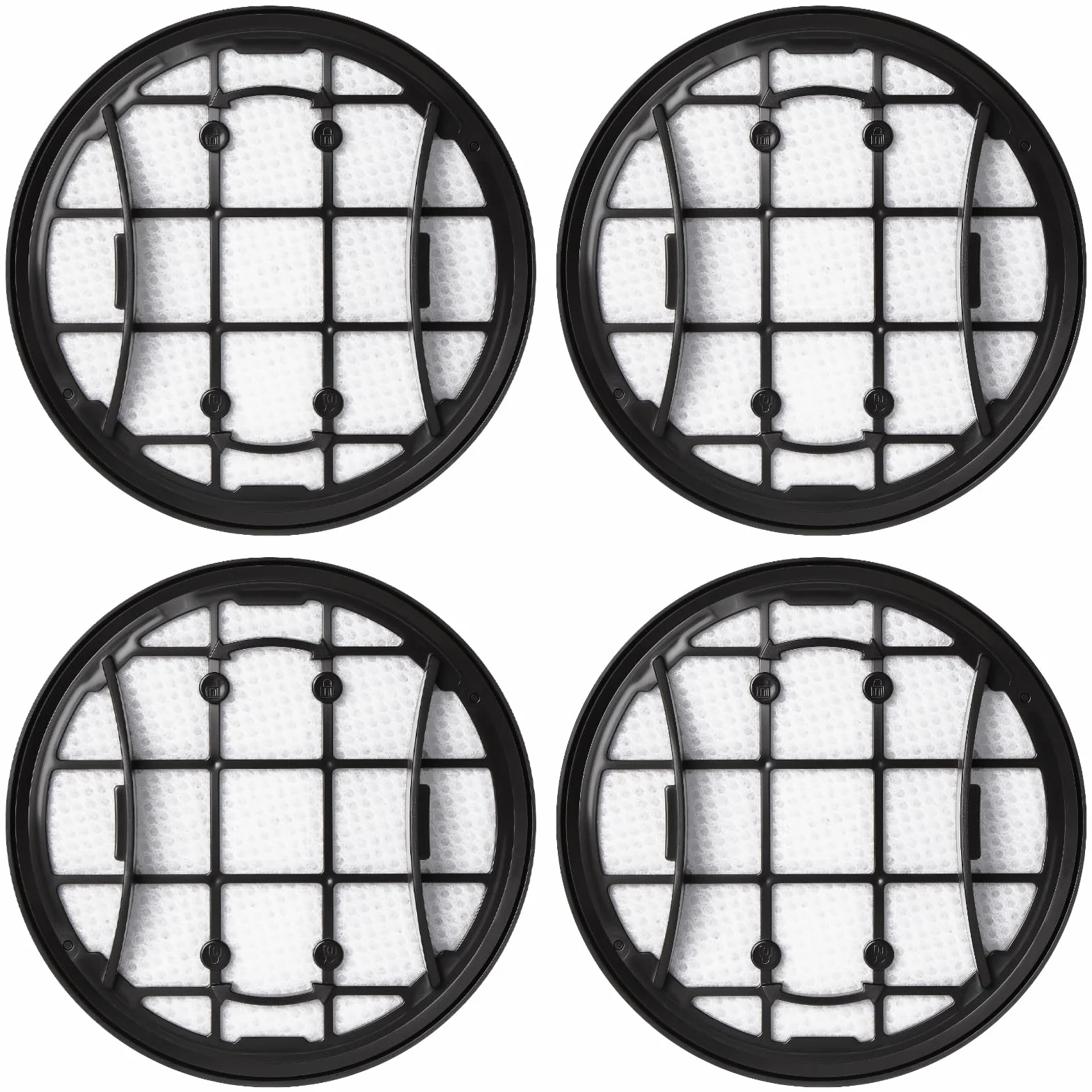 4 sztuki zmywalnych filtrów piankowych i filtrów wlotowych do odkurzaczy bez kabla Philips VC 7000 8000 seria XC7055 XC7053 XC7057 XC8055 Części zamienne
