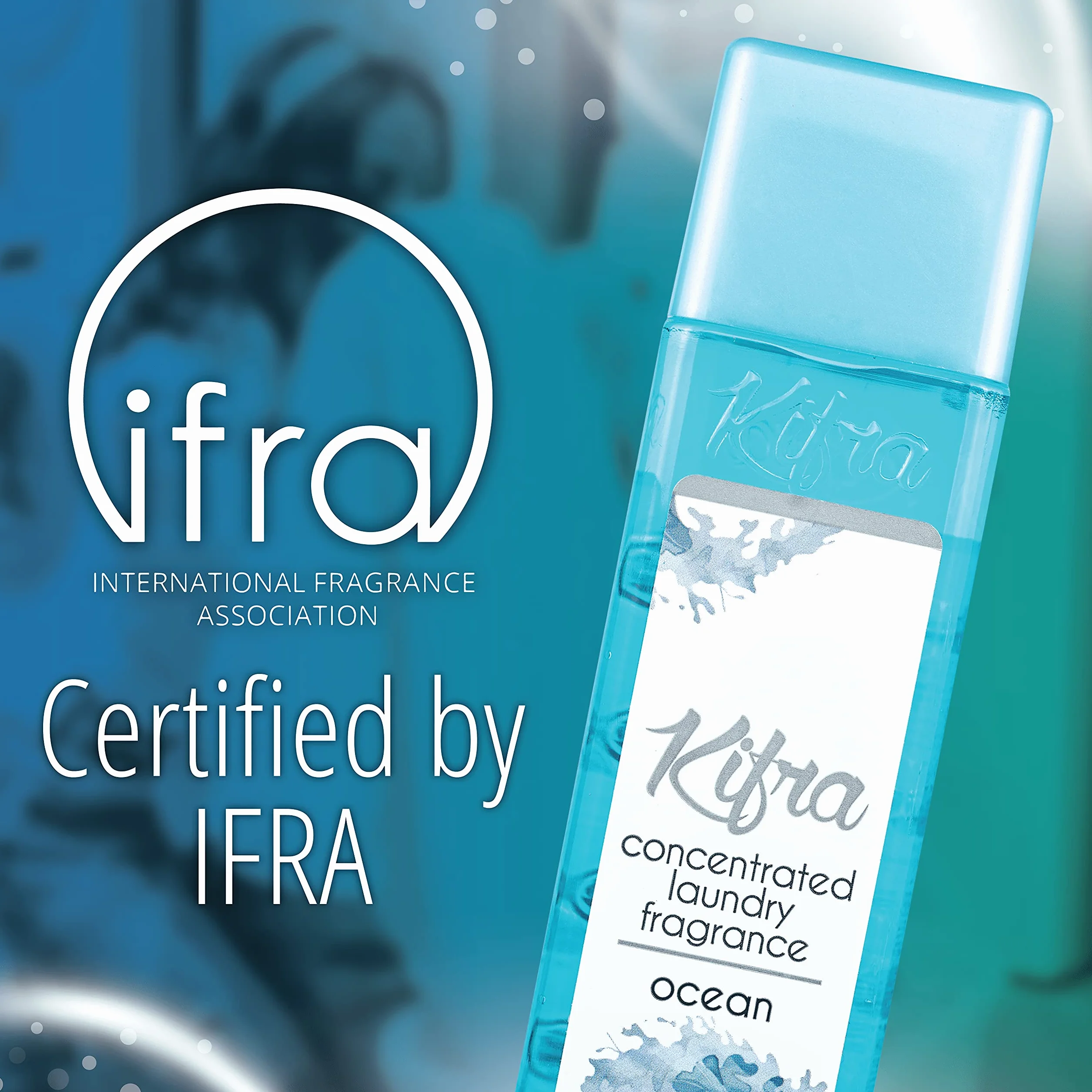 KIFRA Ocean skoncentrowane perfumy do prania, krople, 200 ml, 80 cykli prania, długotrwały zapach prania