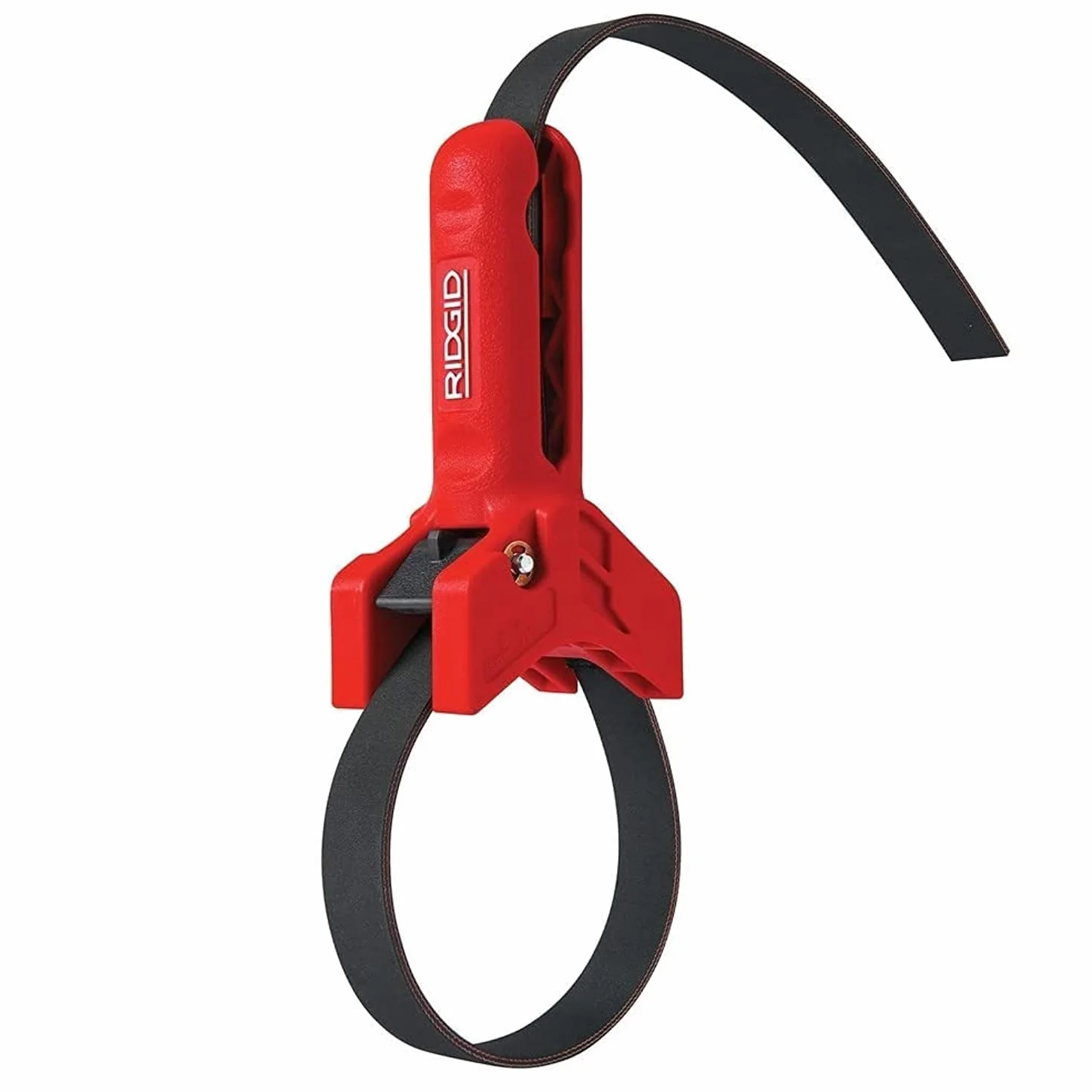RIDGID 42478 Straplock Klucz taśmowy z uchwytem do rur 18 cm, czerwony.