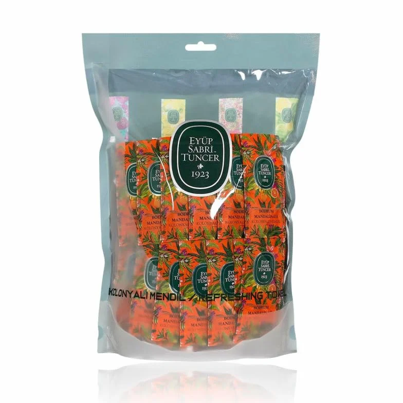 Eyüp Sabri Tuncer Bodrum mandarynka Cologne chusteczki higieniczne 5 x 10 cm - 150 sztuk