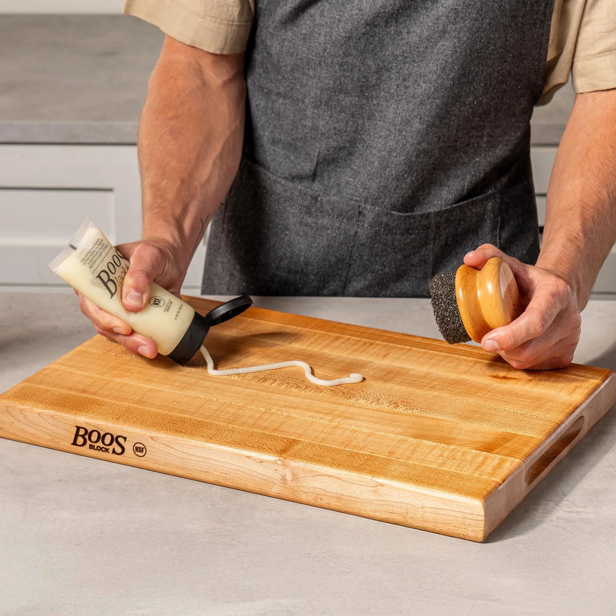 John Boos Butcher Block Board kremowy, 213 ml, kremowy