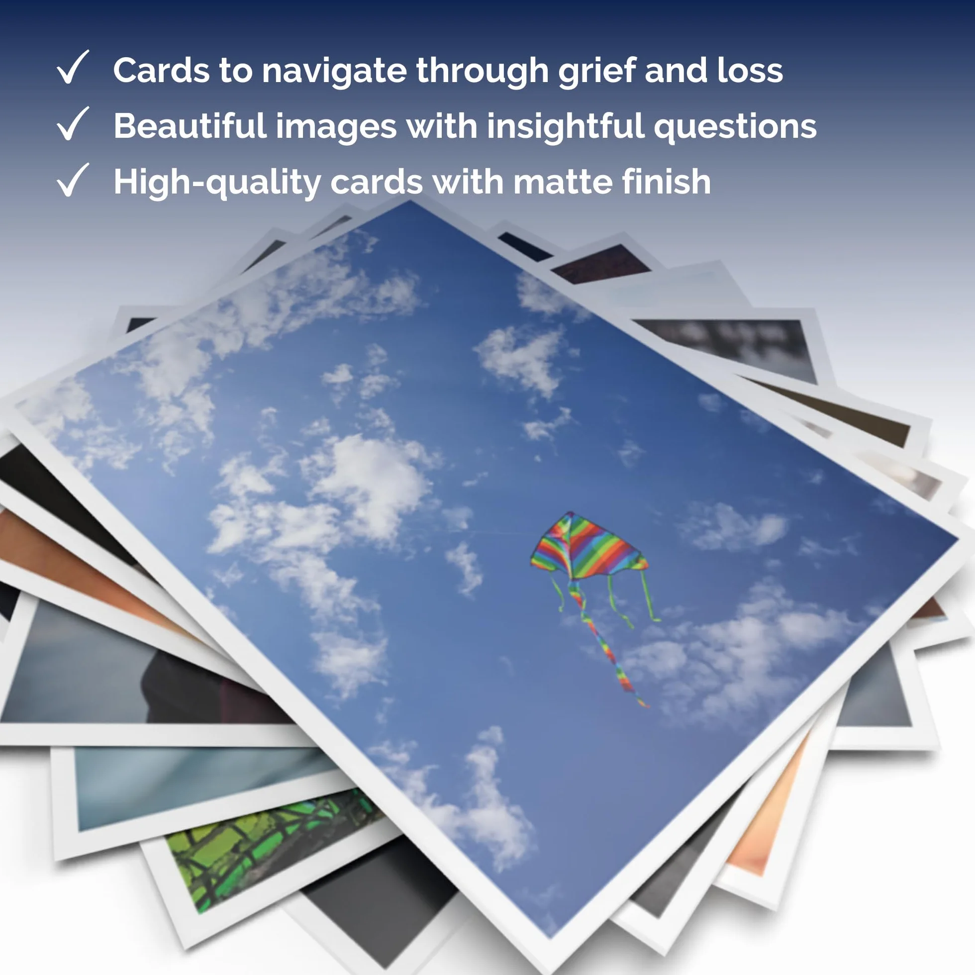 metaFox - "Navigating Grief" – 52 karty coachingowe do coachingu, dyskryminacyjnych momentów – zastosowanie jako materiały coachingowe, karty terapeutyczne dla doradców i terapeutów