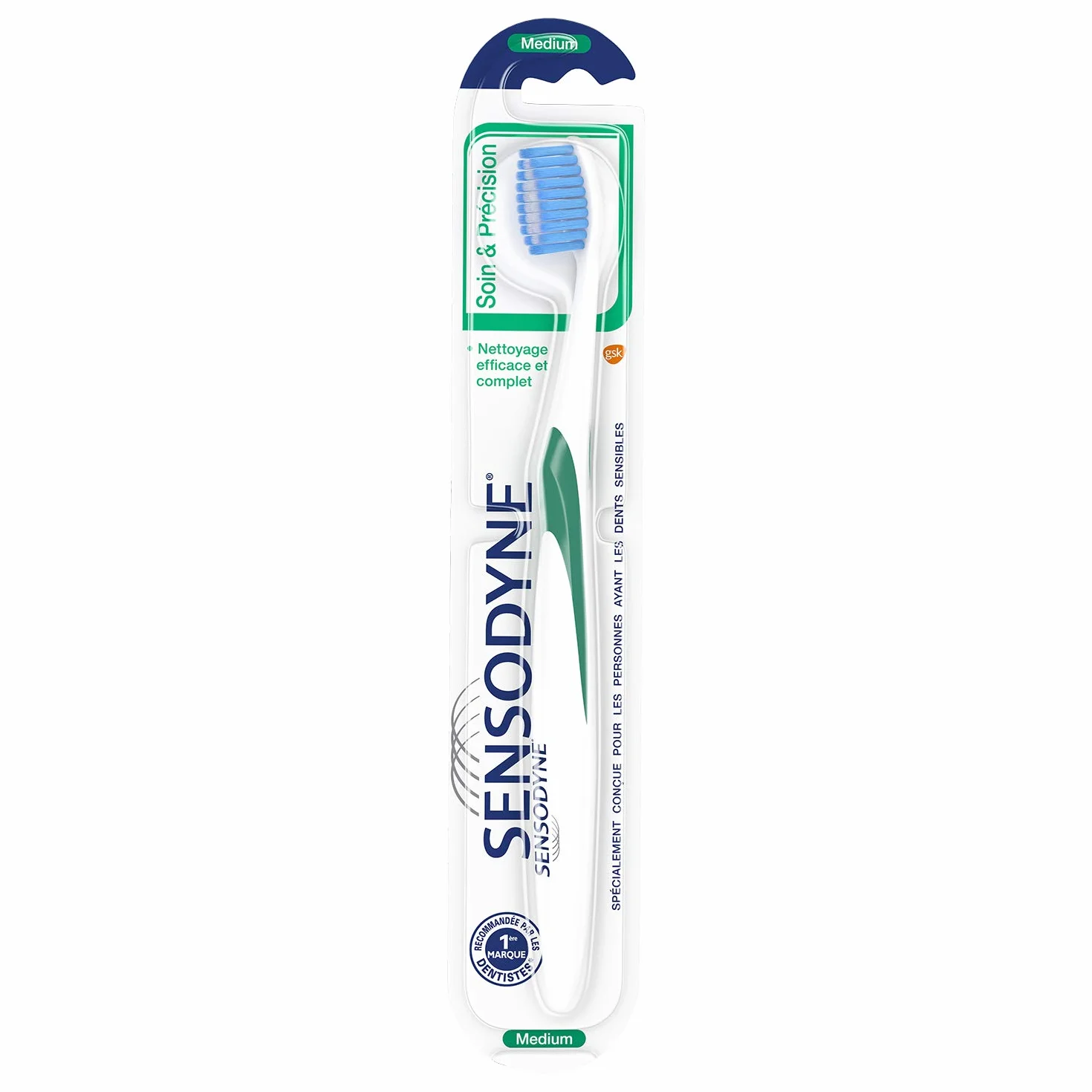 Sensodyne – Zęby szczoteczki – bardzo miękkie, 2 sztuki, posortowane według kolorów