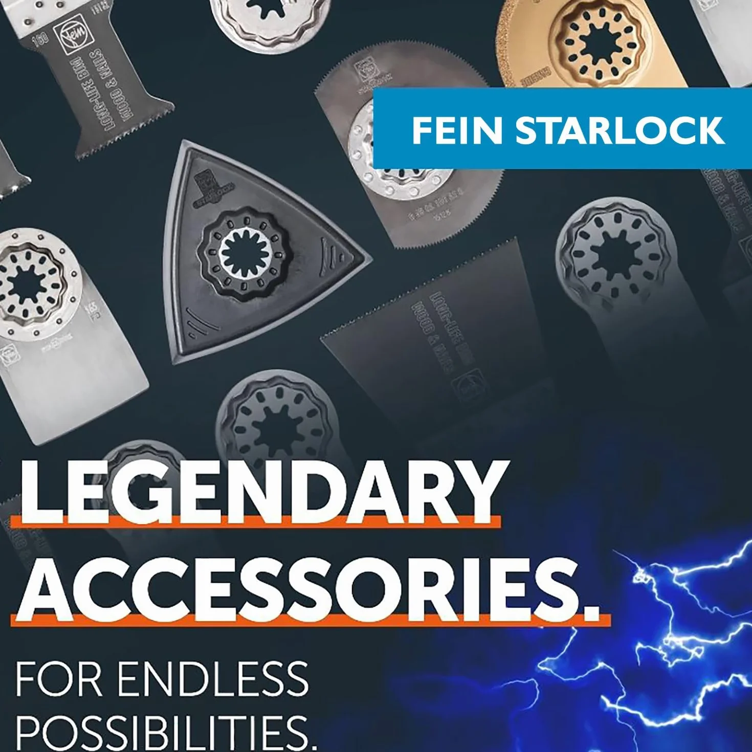 Fein Starlock Plus Tytanowa uniwersalna tarcza do piły oscylacyjnej - precyzyjne cięcie do drewna, płyt gipsowo-kartonowych i tworzyw sztucznych, bimetaliczna powłoka tytanowa, szerokość 1-1/20.3 cm