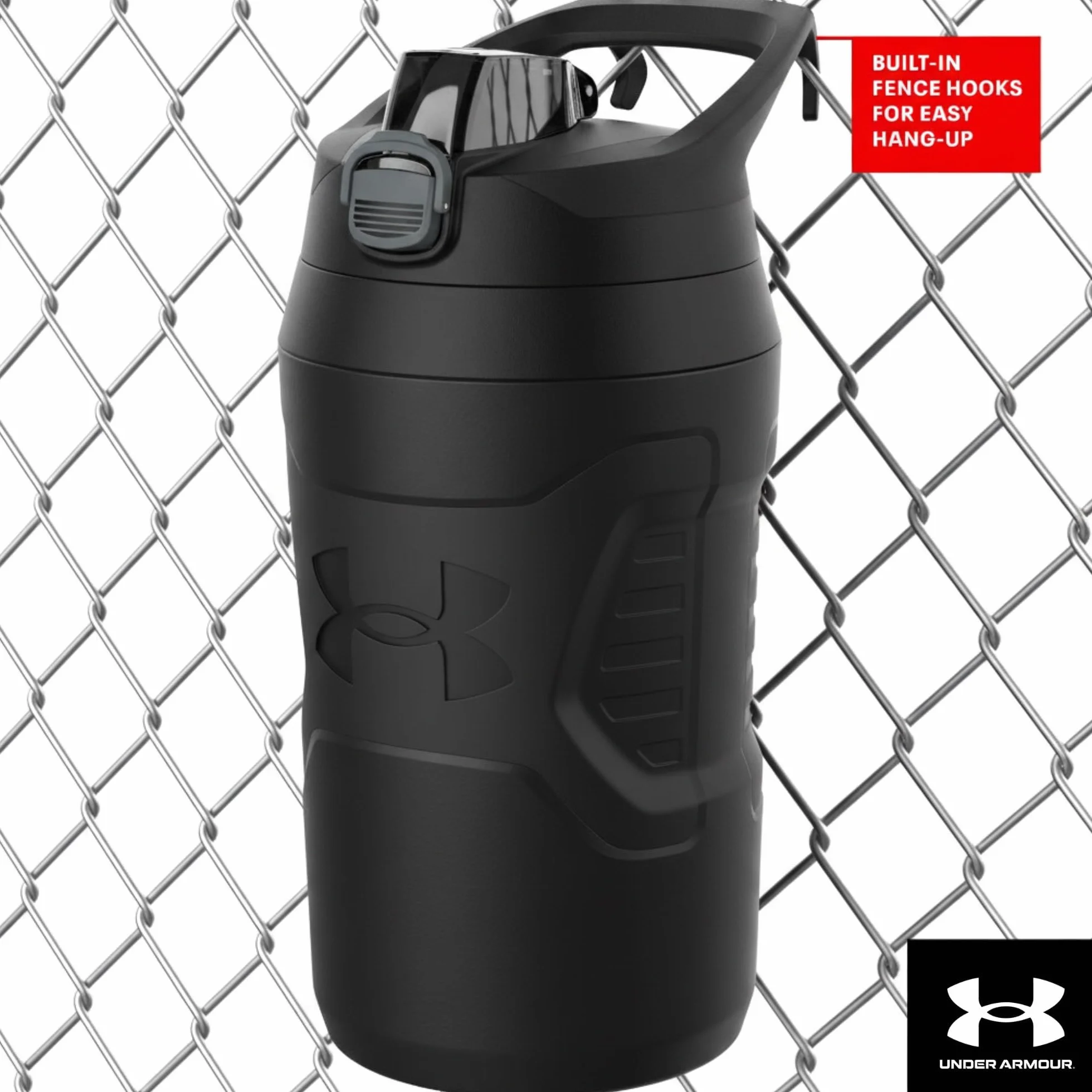 Under Armour Izolowane butelki na wodę 907 ml – sportowy dzbanek na wodę z uchwytem, hak ogrodzeniowy, szczelny do baseballu, piłki nożnej i nie tylko, butelki na wodę 907 ml, sportowa butelka na wodę