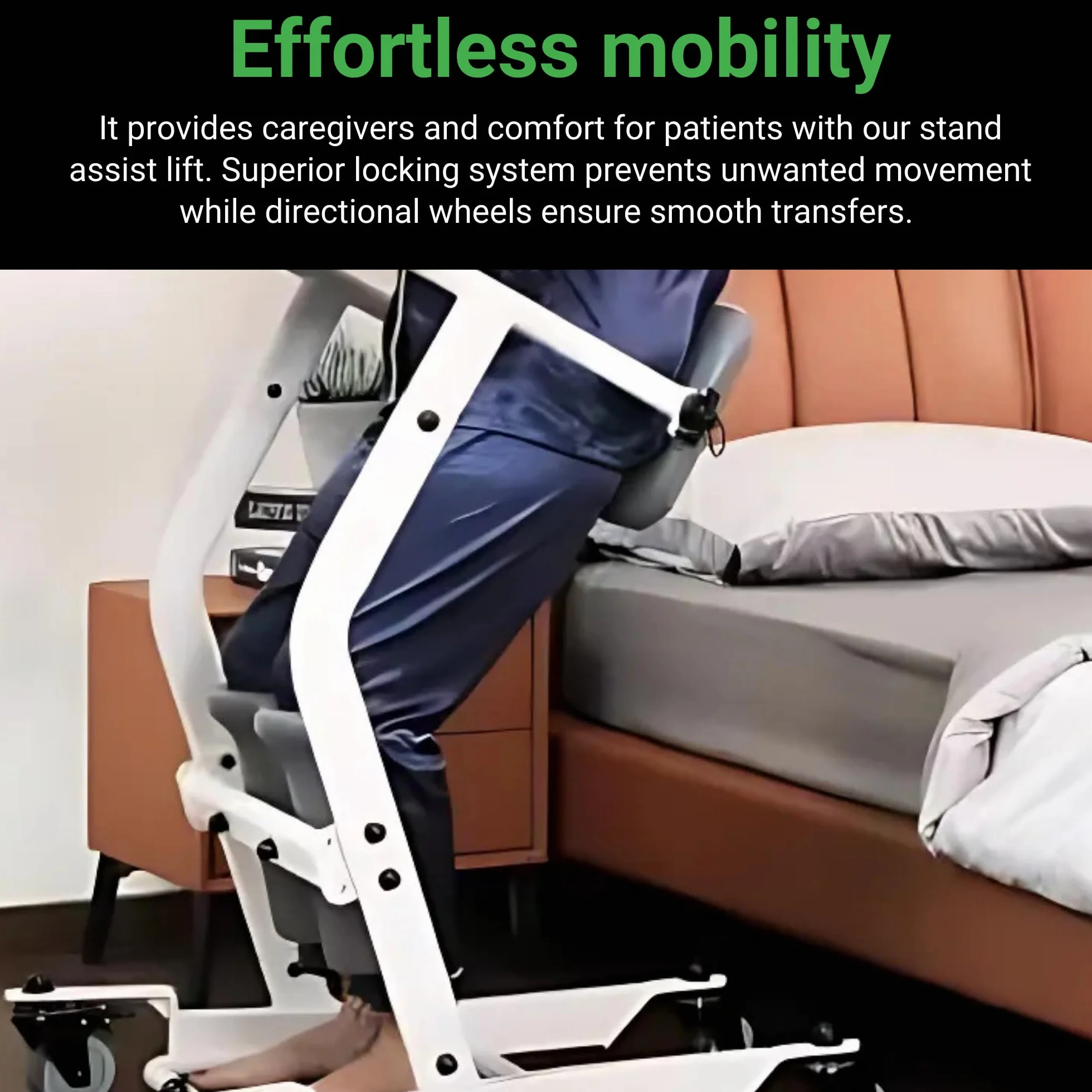 Fotel do przenoszenia pacjenta, stojak Assist Lift, Stand Up Assistance, pomoc stojąca