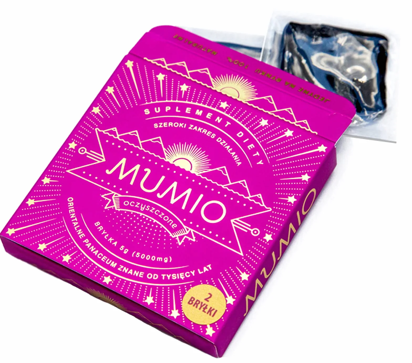 MUMIO Shilajit oczyszczone bryłki 2 x 5g NAMI