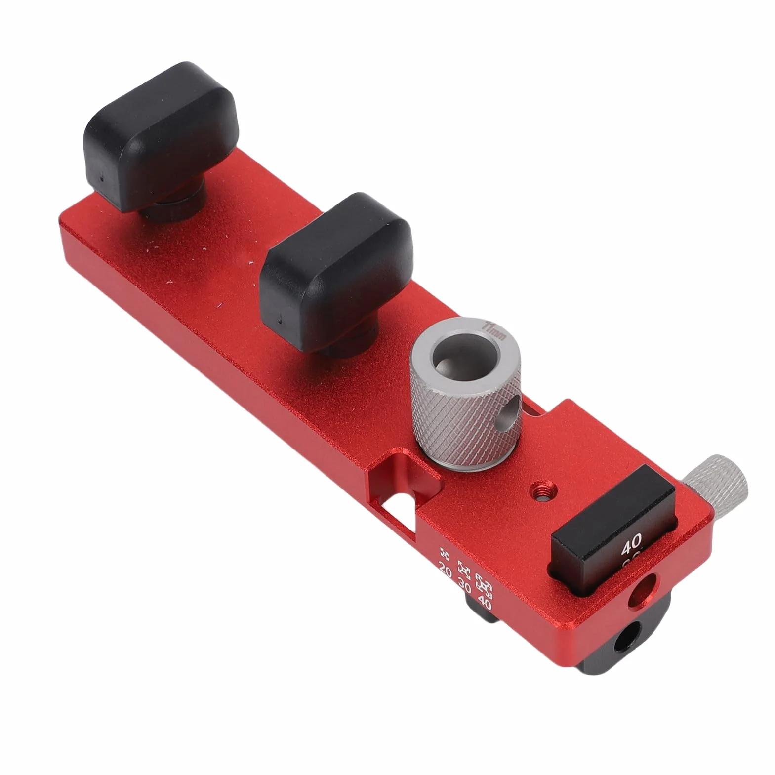 Generic Zestaw Lokalizatora wierteł do Profili Aluminiowych Mocny Stop Aluminium CNC z Akcesoriami do Obróbki Drewna i Wiercenia Profili Aluminiowych 20 30 40 Mm