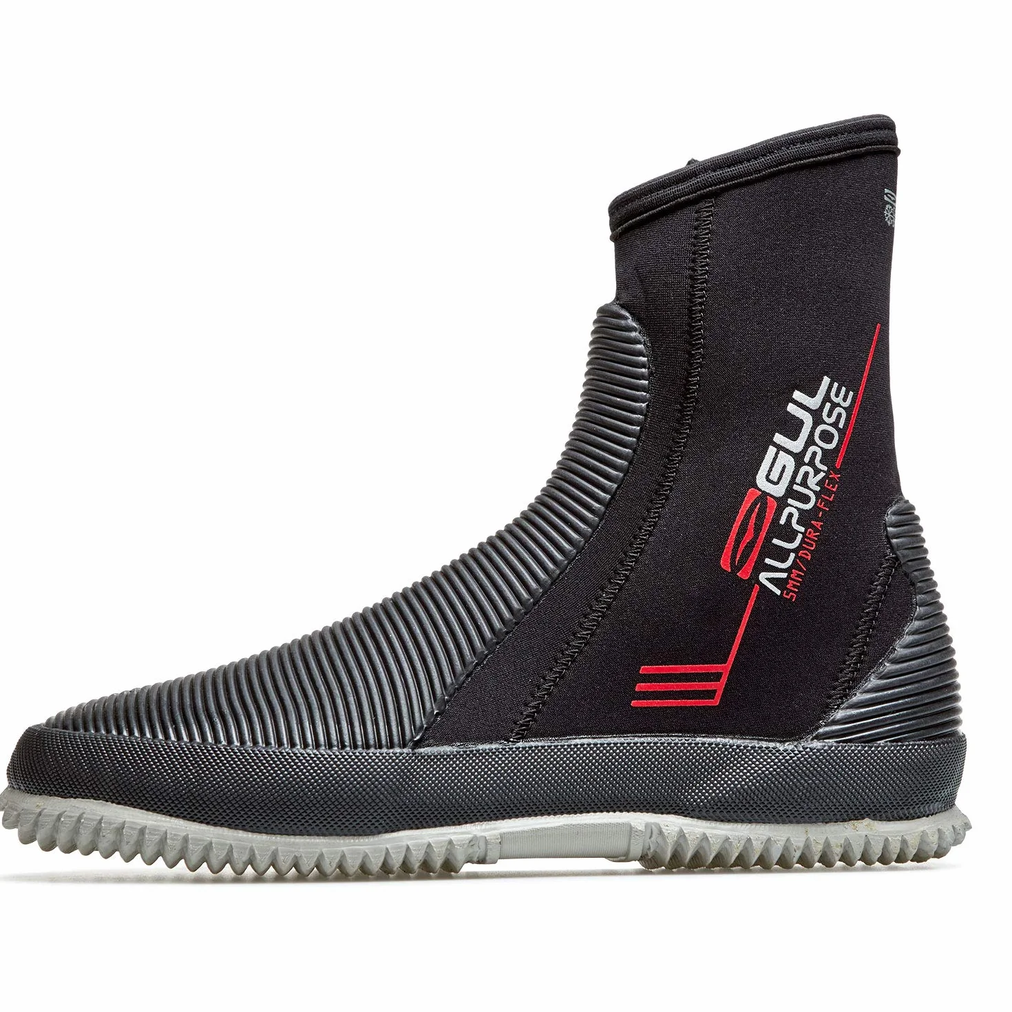 GUL 5mm All Purpose Neopren Wetsuit Buty - Czarne - Unisex - BLINDSTITCHED : Konstrukcja bezszwowa