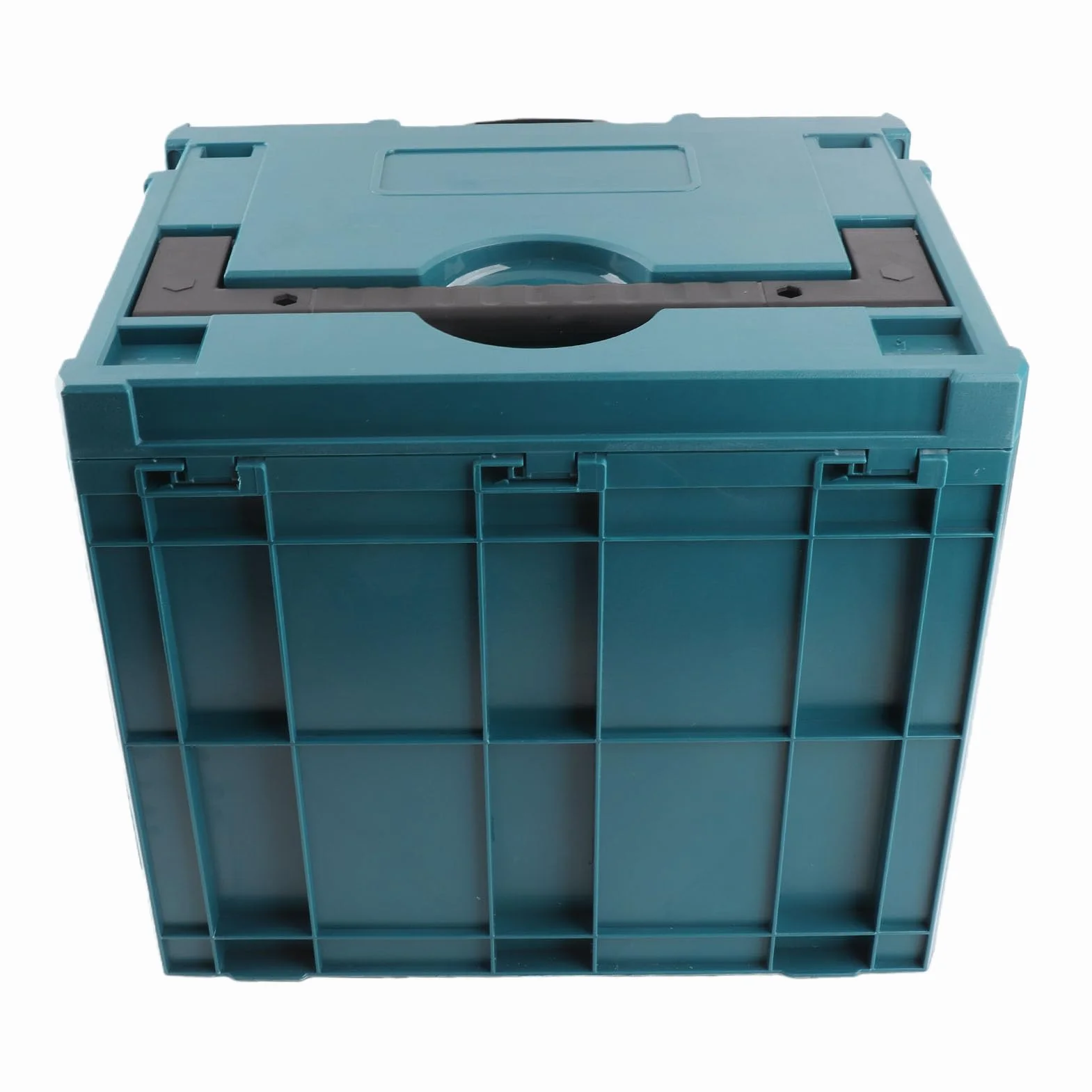 Skrzynka Narzędziowa Plastikowa Skrzynia do Przechowywania Narzędzi ABS 395 X 295 X 340 Mm Obciążenie 40 Kg Wiele Przegródek i Szuflad Podwójny Uchwyt Możliwość Układania w Stosy dla Techników
