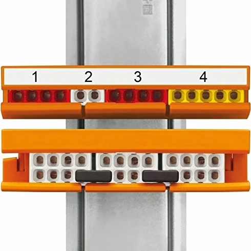 Wago 506759 Zestaw 5 adapterów mocujących Pomarańczowy 2273-500