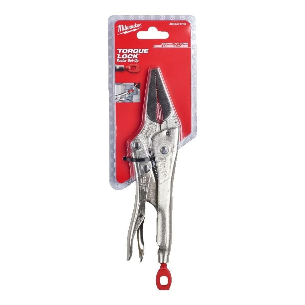 Milwaukee Narzędzia ręczne - Torque Lock™ szczypce blokujące długi nos 230 mm (9 cali)