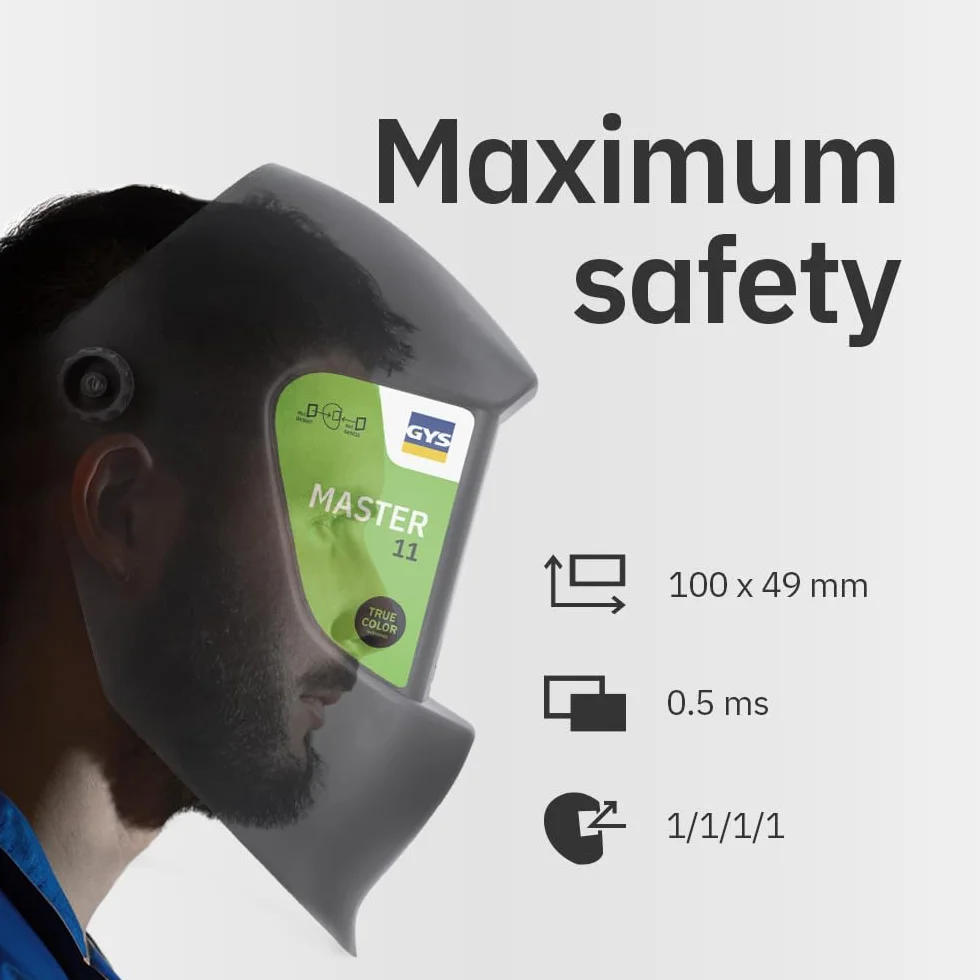 GYS Kask spawalniczy LCD Master 11, 1 sztuka, 043442