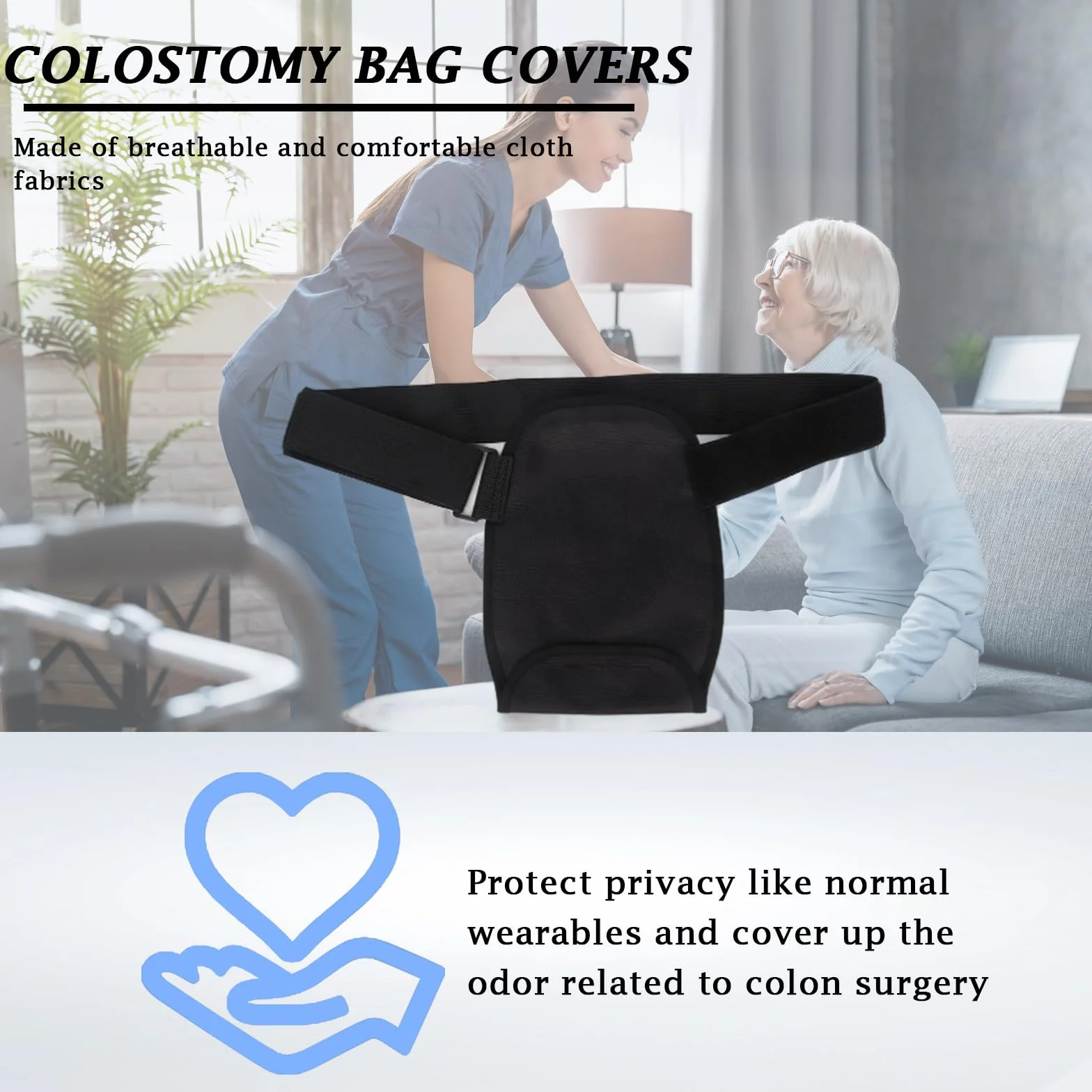 stoma pokrowiec na torbę, Ostomy Stoma Bag Cover, Colostomy i ileostomia