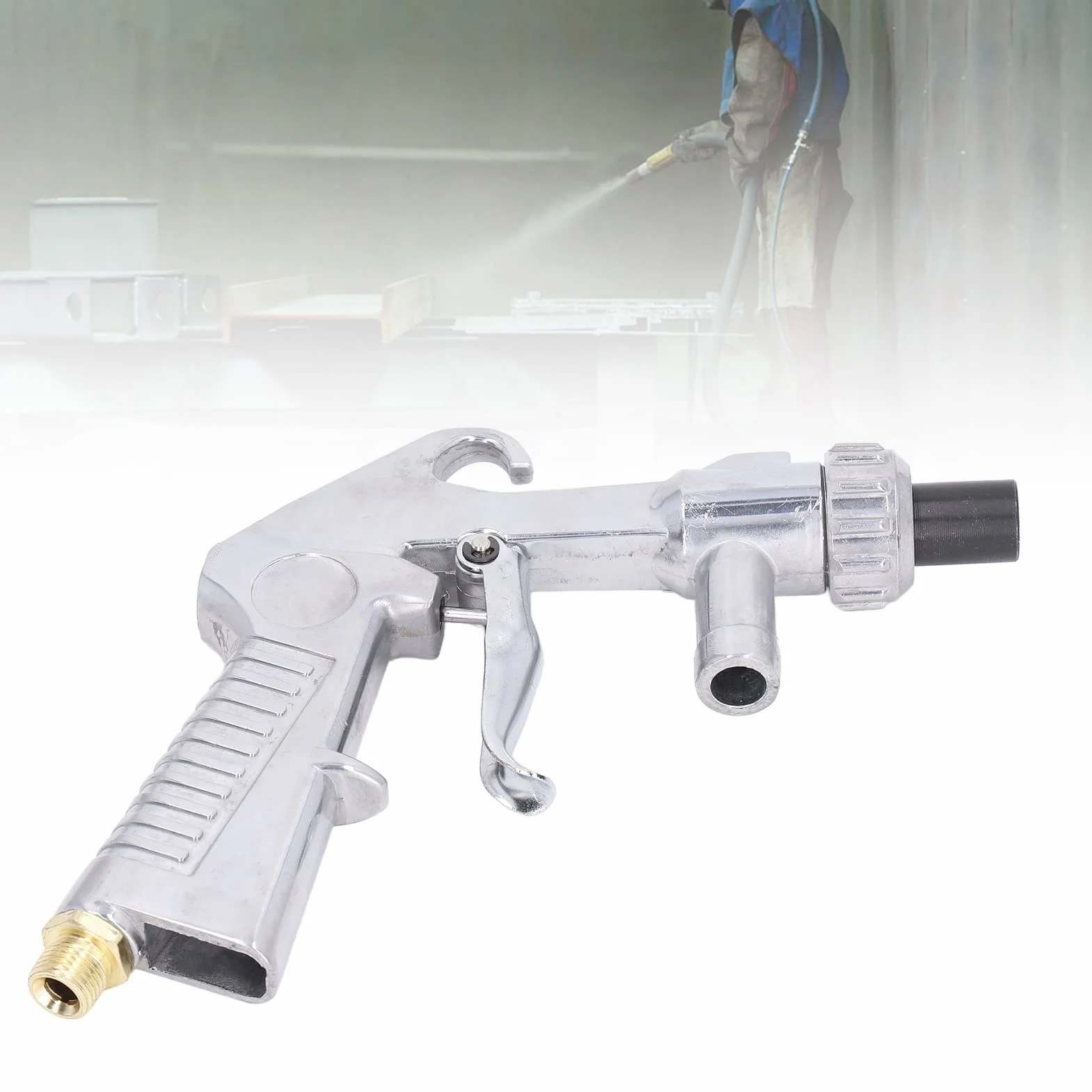 Sandblaster Sand Sand Zestaw Pistoletów Sandblaster Pistolet do Piaskowania Zestaw Narzędzi z dyszą do Polerowania