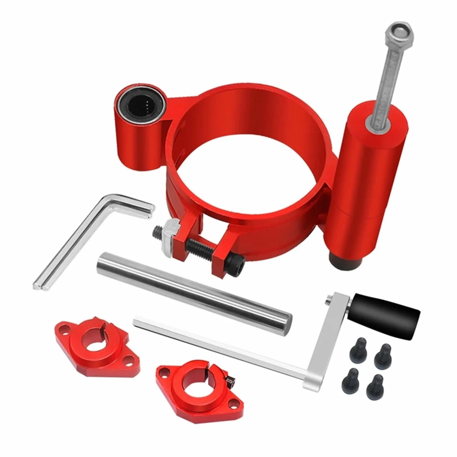 Aluminiowa Płyta Stołu Do Frezowania Precyzyjny Zestaw Podnośników Routera - Podstawa Podnoszenia Frezarki Drewna Stołów Roboczych Precyzja, Odporność Na ZużYcie(Ivory)