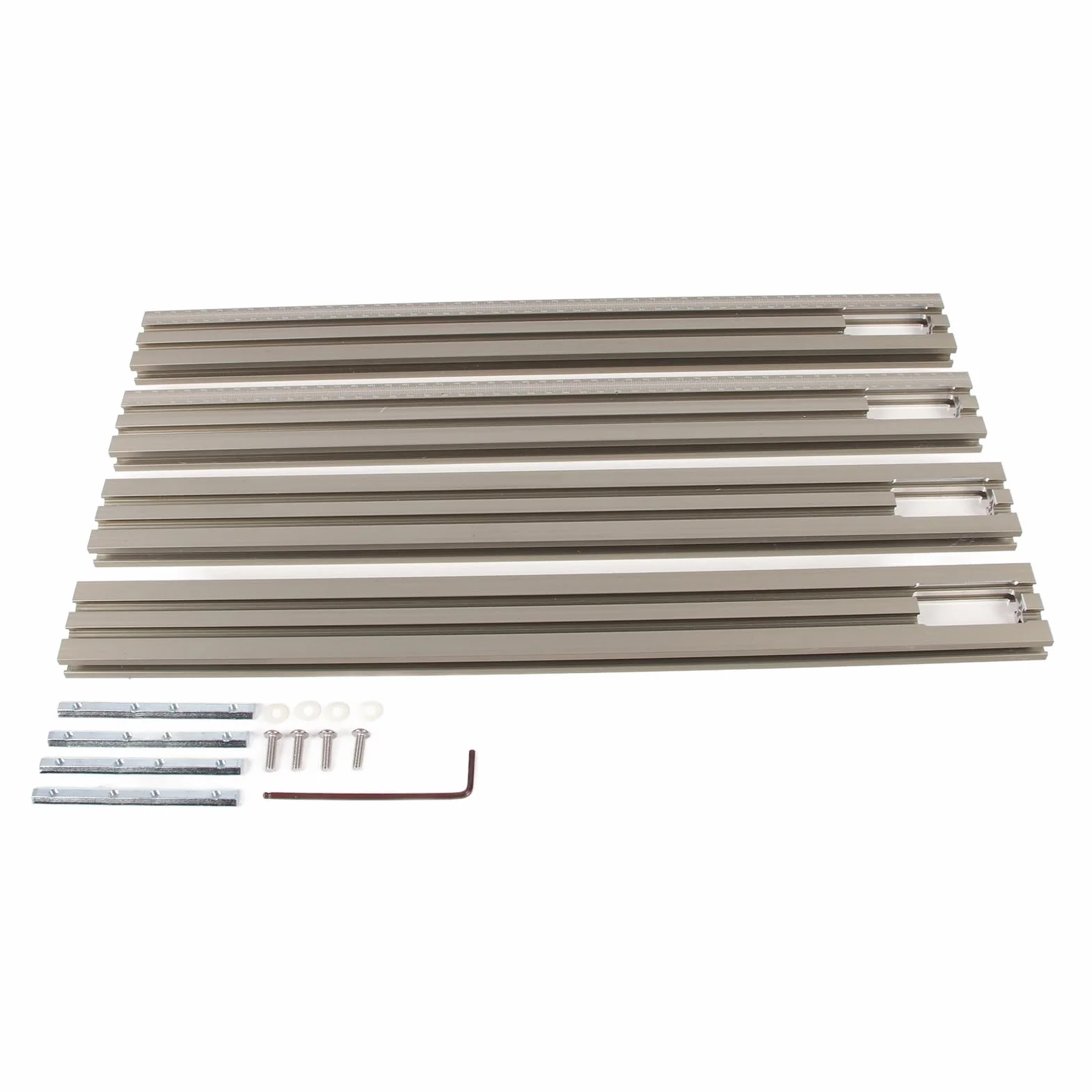 Generic System Równoległych Szyn Prowadzących, Zestaw do łączenia Szyn Prowadzących ze Stopu Aluminium, Konstrukcja Wspornika Stałego, Wielofunkcyjna Konfiguracja dla Użytkowników Zajmujących się