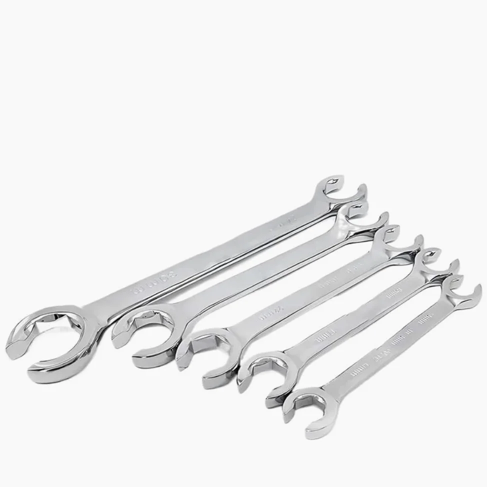 6-28MM Oil Pipe Flare Nut Wrench - Double Head Spanner, High Torque,Open-end Brake Spanner For Car Repair(25-28)