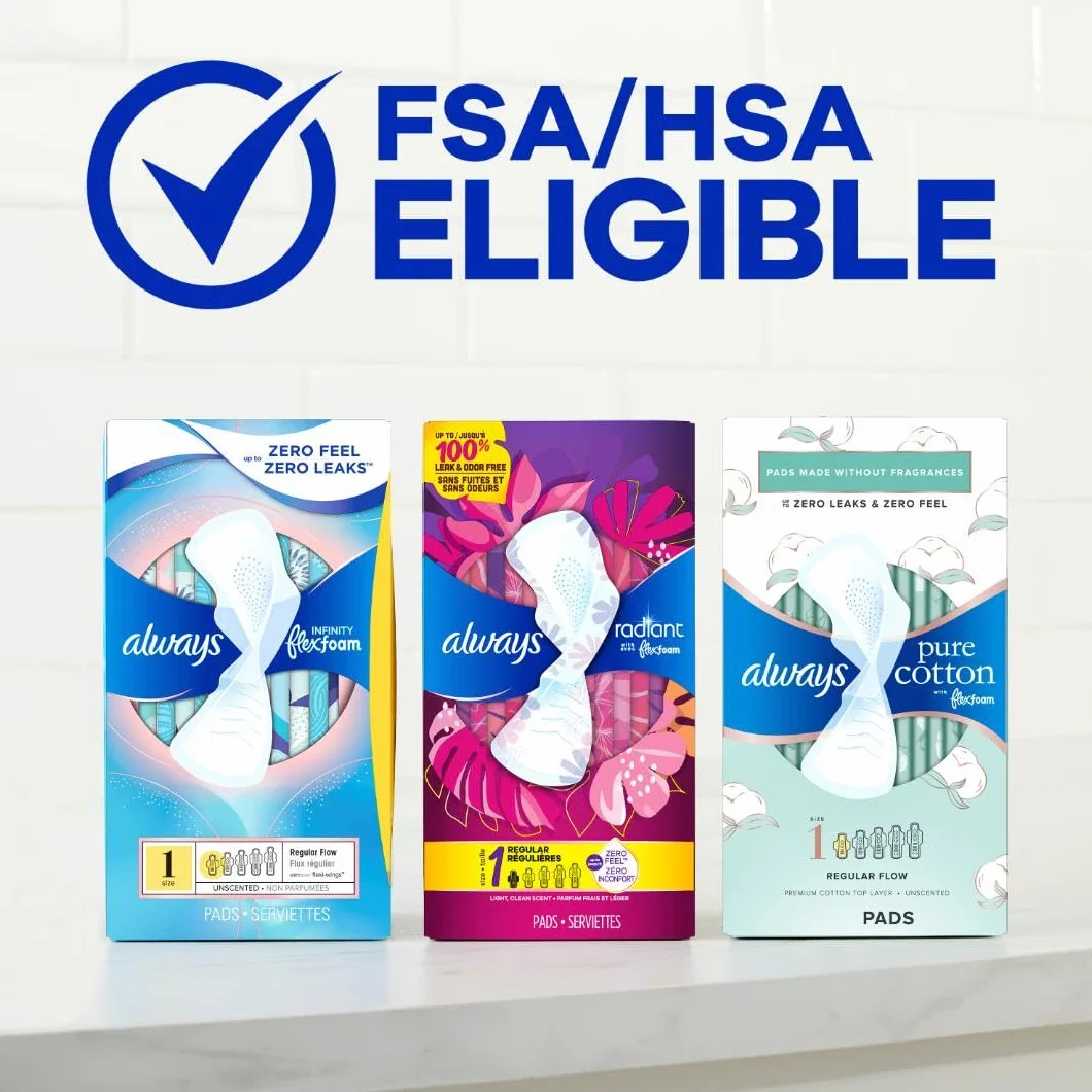 Always Infinity FlexFoam podkładki dla kobiet rozmiar 3 bezzapachowe 28 sztuk