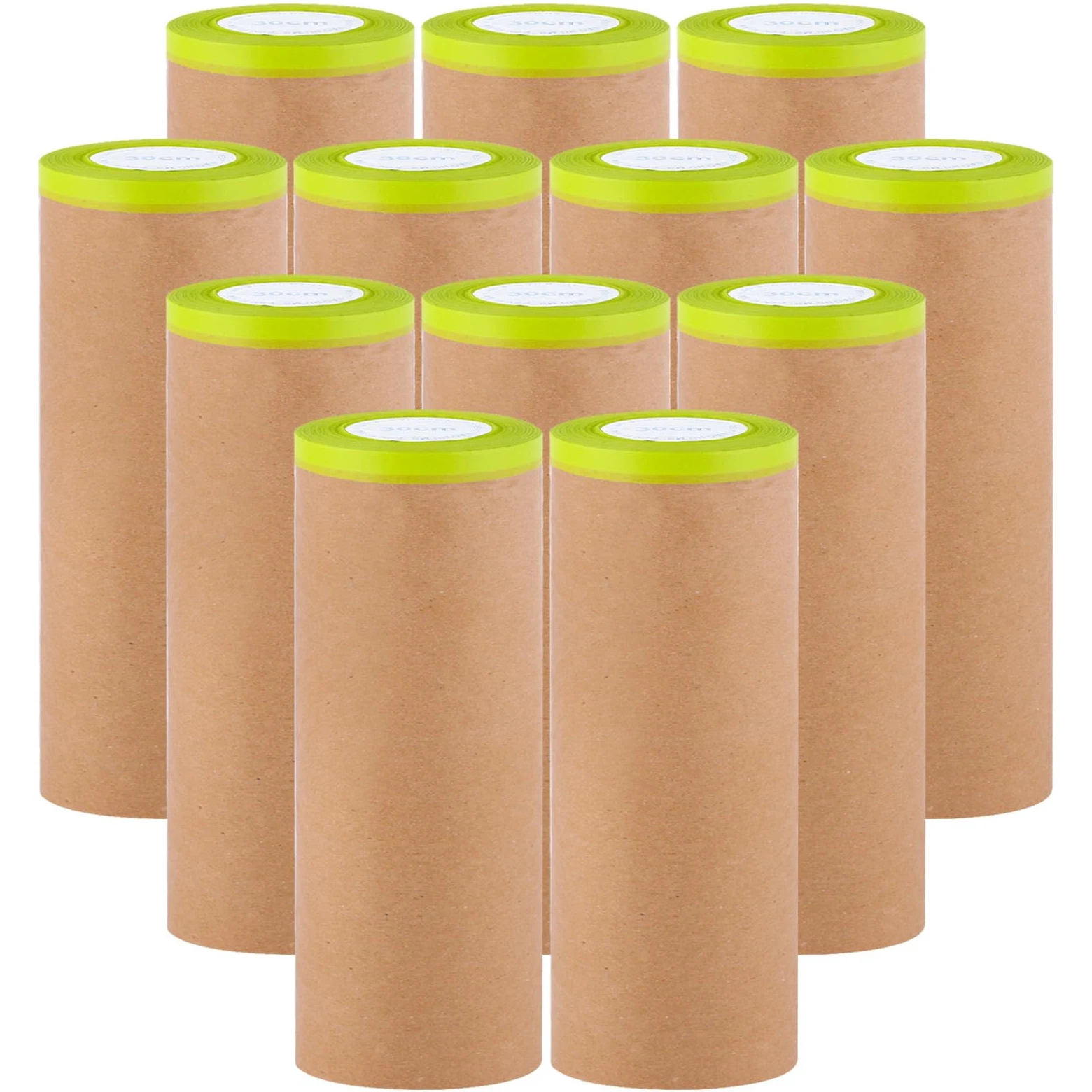 6 sztuk papieru maskującego do malowania, 15 cm x 127 cm, taśma papierowa i zasłona malarska, rolka papieru maskującego, rolka papieru maskującego, do malowania samochodu, karoserii, ochrony