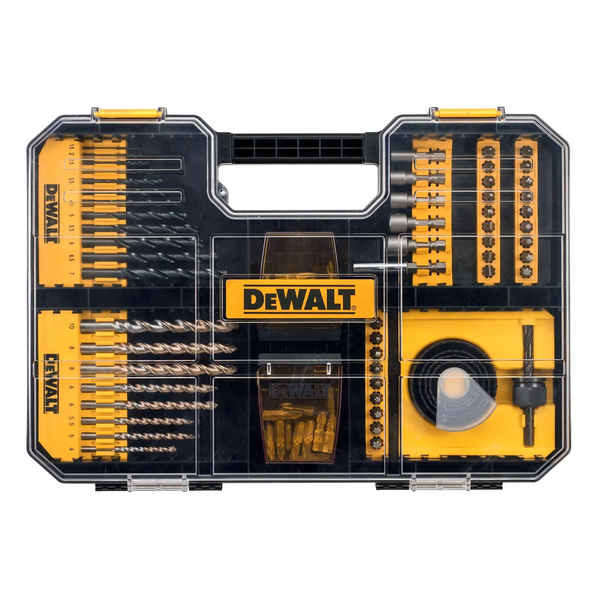 Dewalt Hss Zestaw Wierteł, Czarny/Żółty, 100 Elementów