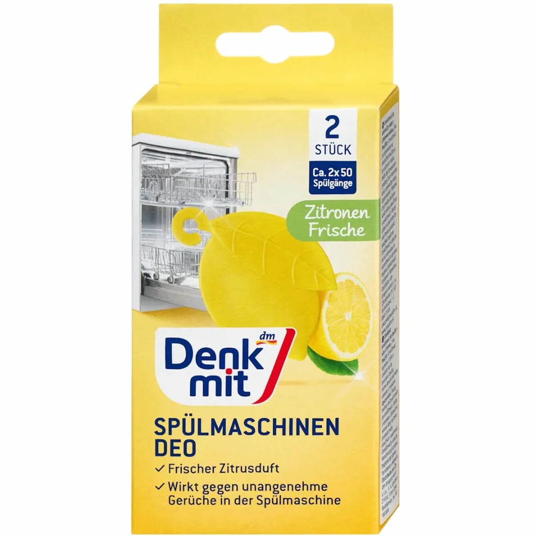 Denkmit Zmywarka Dezodorant świeży cytrynowy, 1 szt.