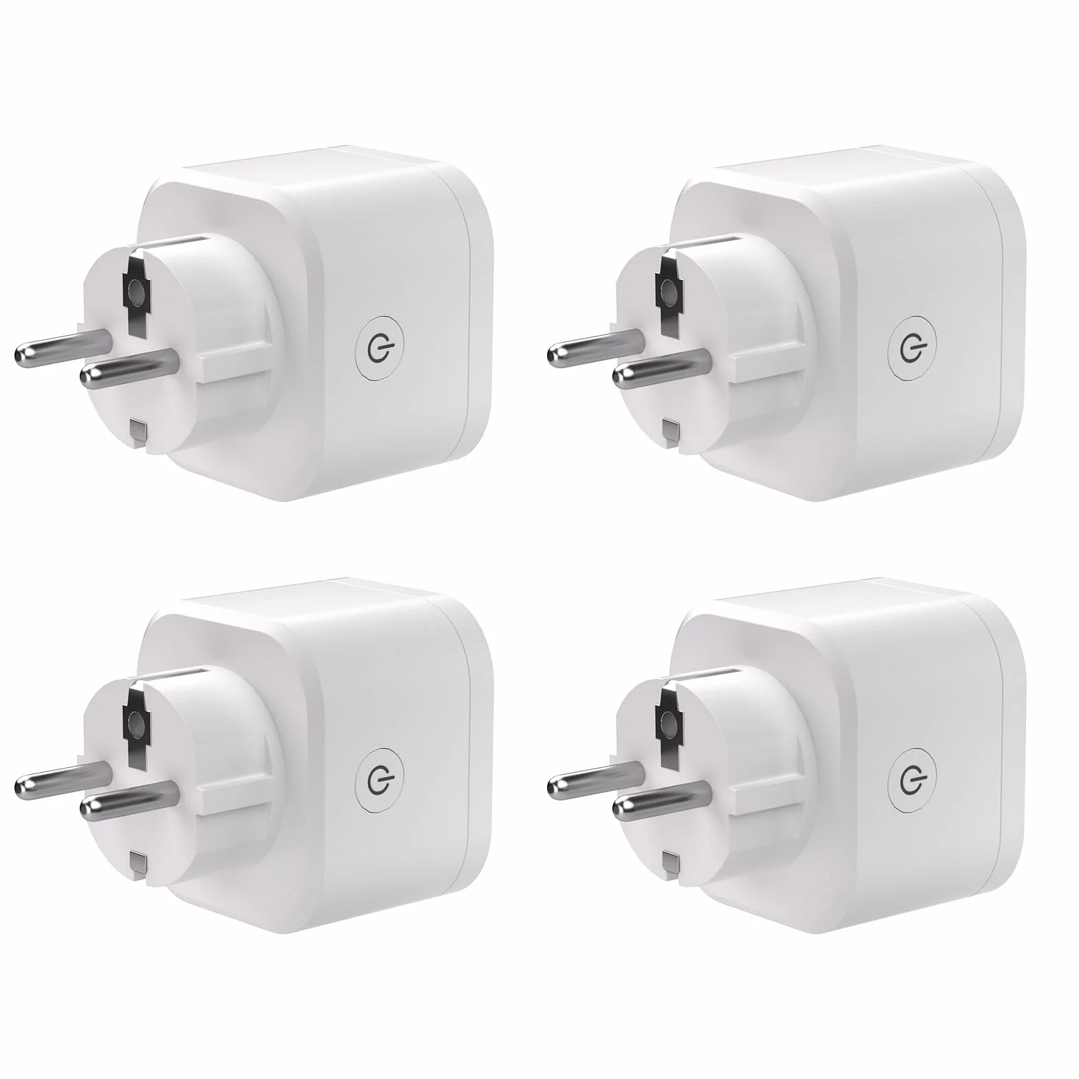 SONOFF S61s Inteligentne Gniazdko WiFi 16A/3840W – Zdalne Sterowanie & Sterowanie Głosem, Monitor Energii, Timer, Matter-kompatybilne z Alexa, Google i Apple Home (Zestaw 4 sztuki)
