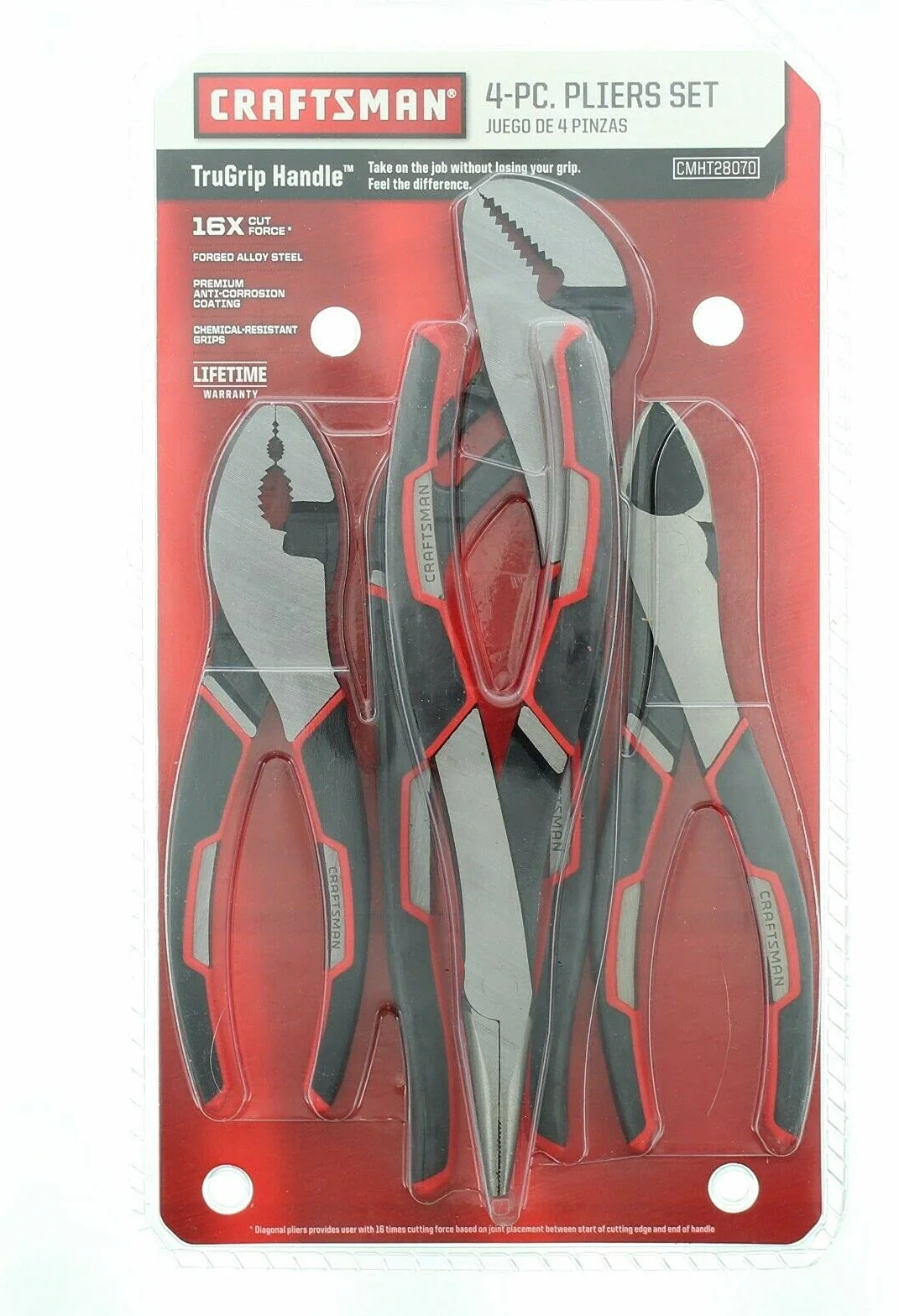 Craftsman 4-częściowy zestaw szczypiec