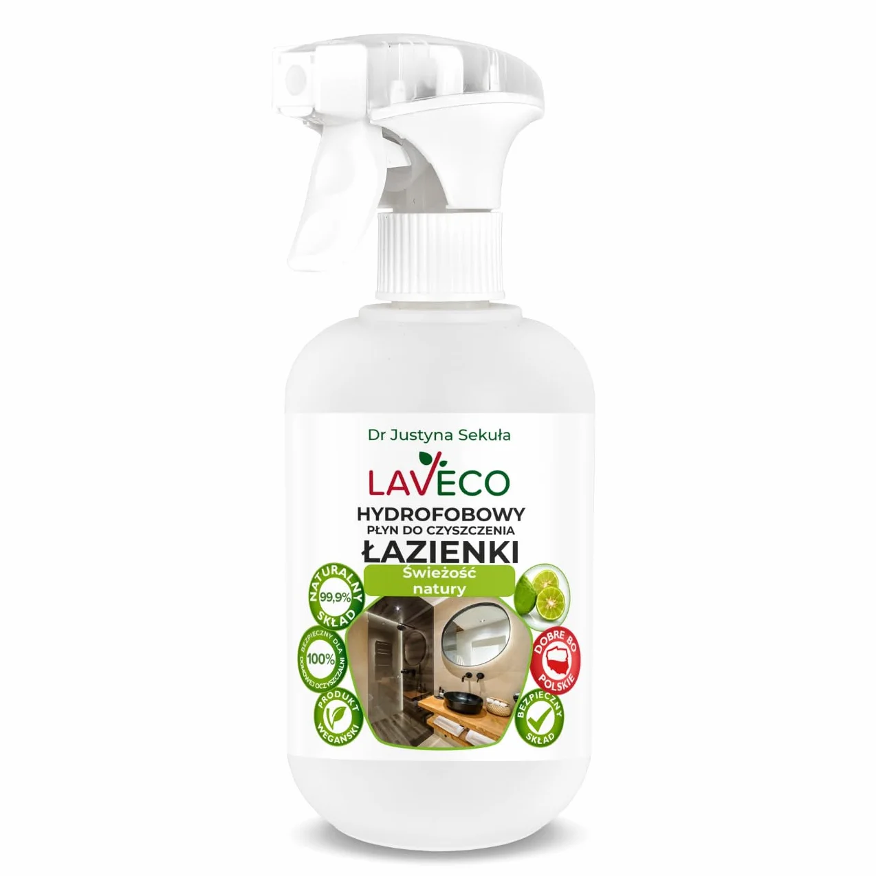 Hydrofobowy płyn do czyszczenia łazienki – Świeżość natury - 0,5 l