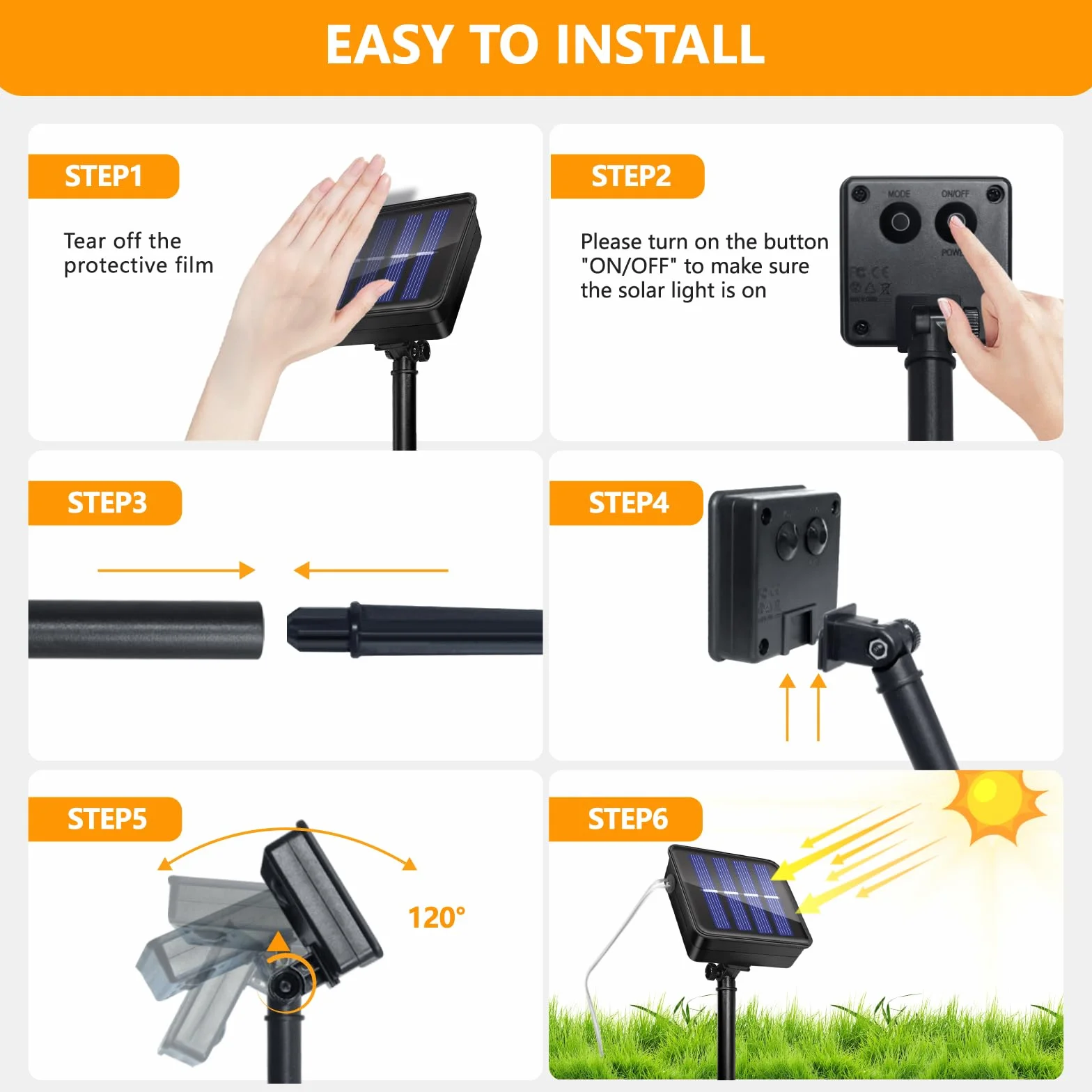 2 sztuki zewnętrznych świateł słonecznych, 12 m + 2 m 120 diod LED, zewnętrzny solarny łańcuch świetlny, 8 trybów, wodoodporny drut miedziany IP65, dekoracja do ogrodu, podwórka, patio, drzewa, Bożego
