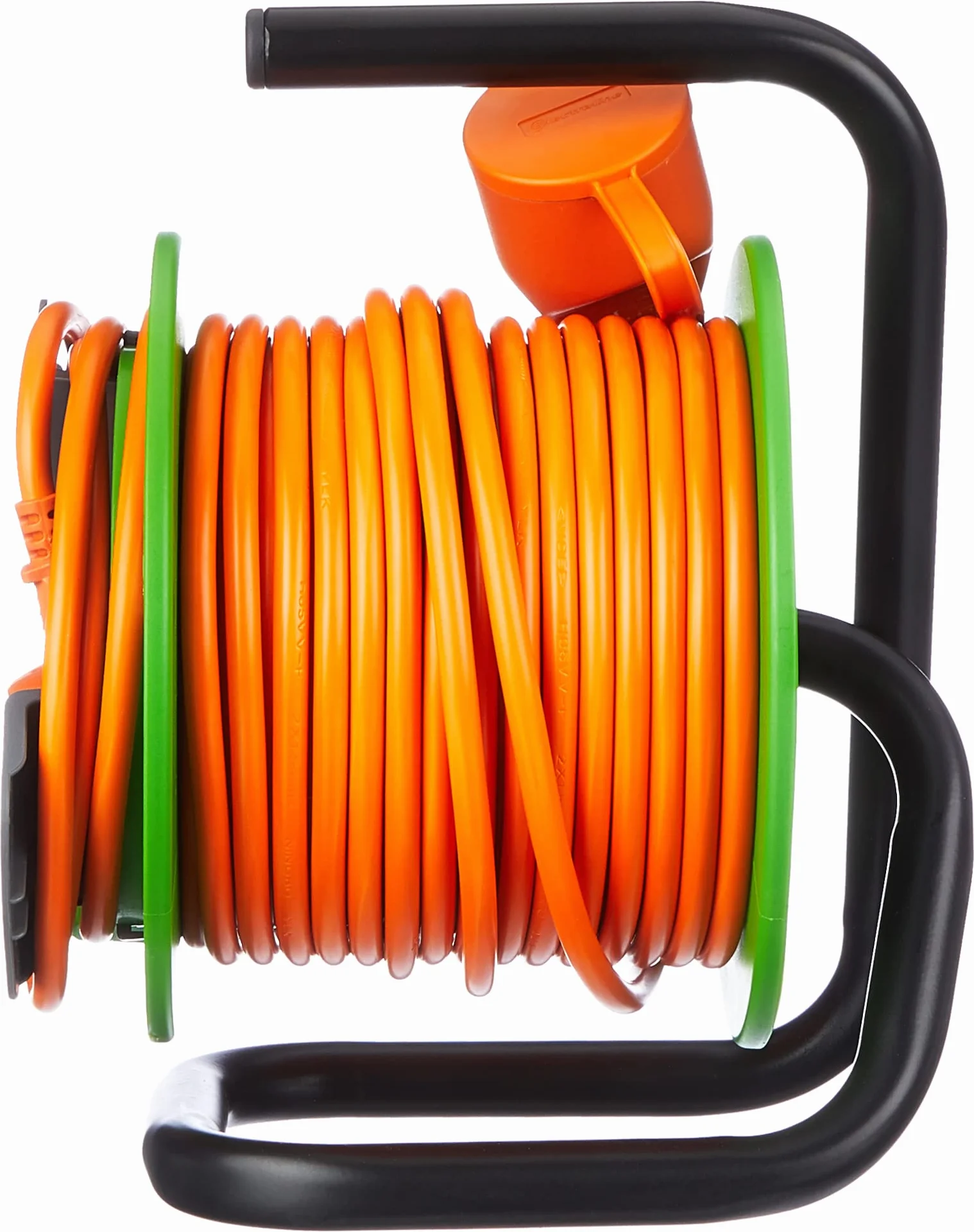 Electraline 208617 Bęben Kablowy do Ogrodu, Zielony, 15 m