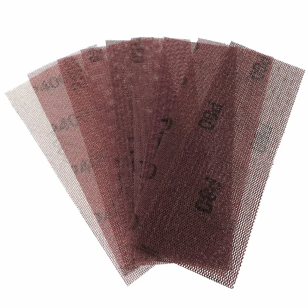 Arkusze szlifierskie z siatki, Siatka ścierna Papier ścierny 198x70mm, gradacja 80-600, rzep, lakier samochodowy, polerowanie metalu, 2-10 szt.(320 Grit,10 Pcs)