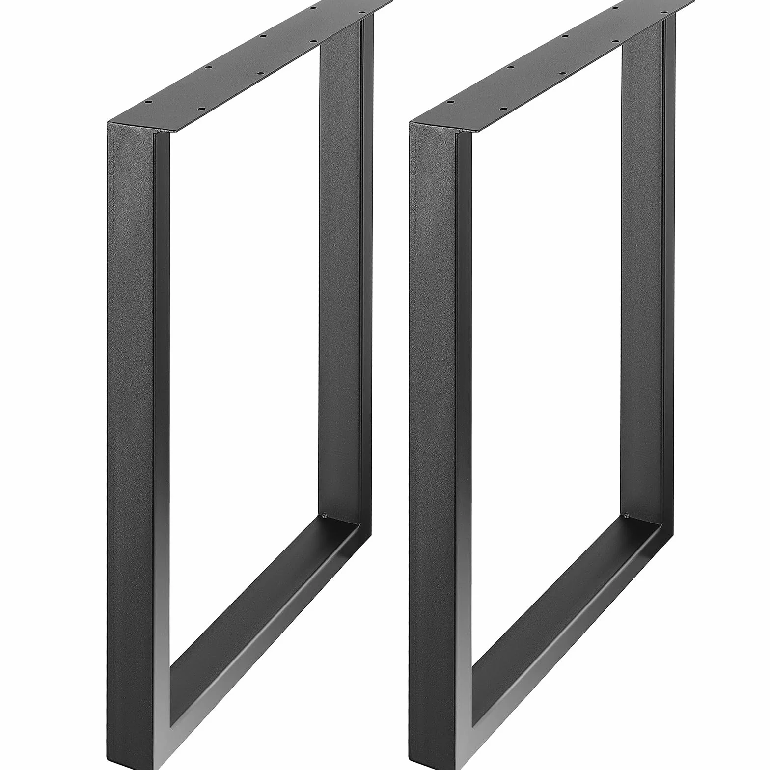 VEVOR 711,2 mm, regulowane nogi meblowe, kwadratowe nogi do stołu biurowego ze wzmocnionej stali, zestaw 2 szt. do majsterkowania, maksymalne obciążenie 453,6 kg, wytrzymałe nogi biurkowe, szybki