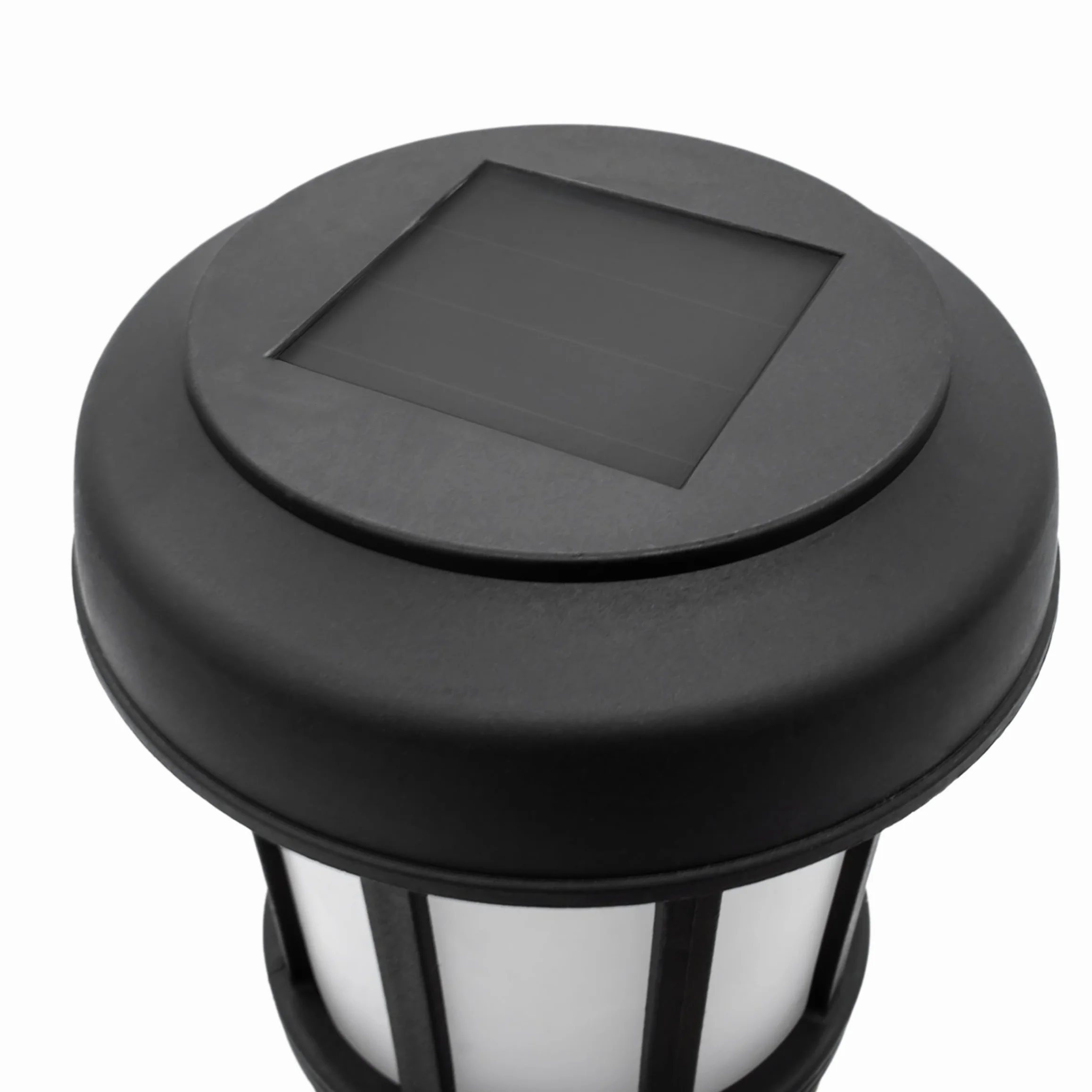 Spetebo Solarna pochodnia ogrodowa LED o wyglądzie rattanu – zestaw 12 szt. – lampa solarna 48 x 10 cm z efektem migotania – oświetlenie ogrodowe dekoracyjne oświetlenie ogrodowe wtyczka do grządek z