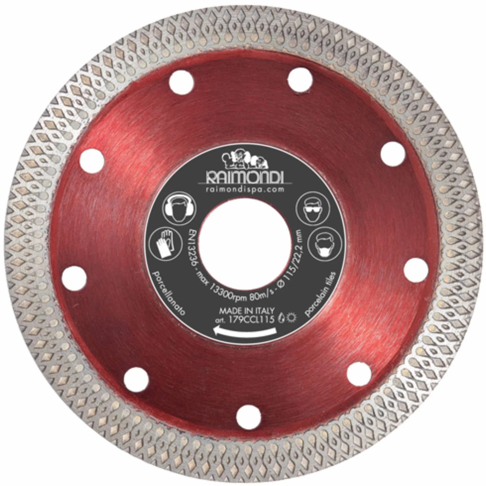 RAIMONDI 179CCL115 115 mm Turbo diamentowa tarcza do cięcia na mokro i na sucho