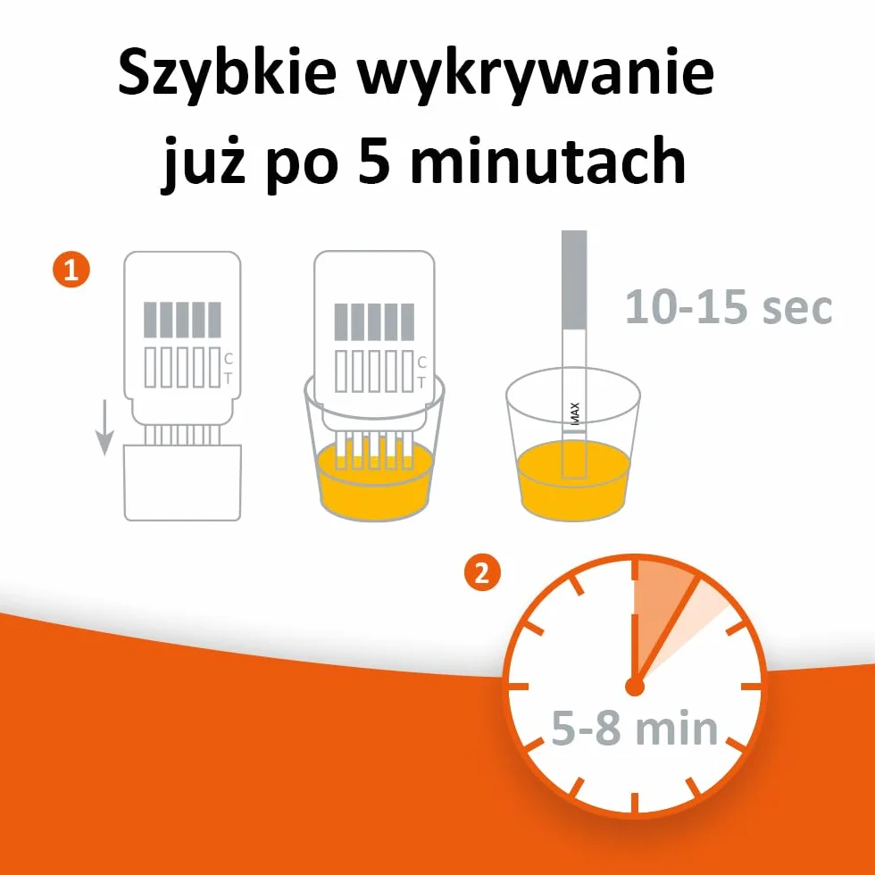 self-diagnostics Test narkotykowy Kotynina (COT) - Nikotyna - Cut-Off: 200 ng/ml - 10 pasków testowych - Wykrywanie narkotyków - Test moczu - 5 minutowy test narkotykowy moczowy