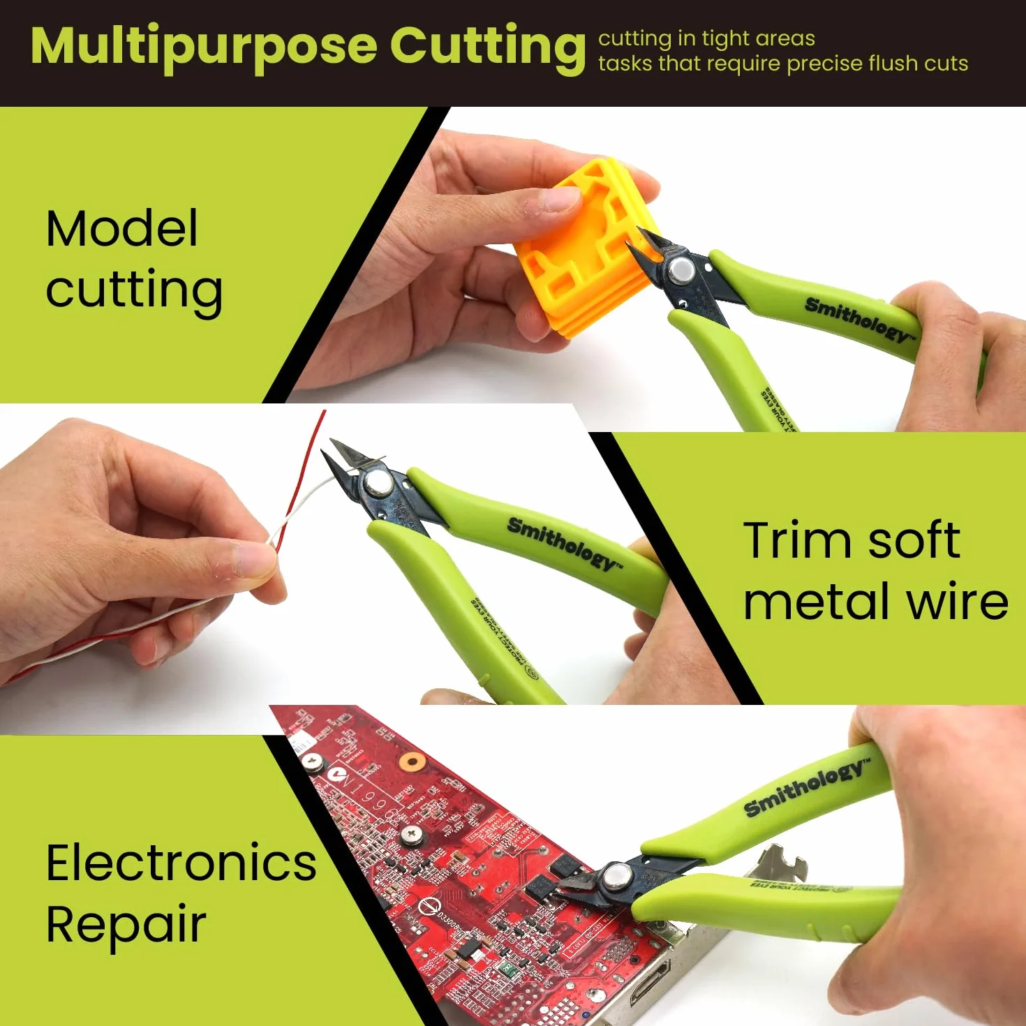 Smithology 12,2 cm Micro Flush Cutters 3 szt