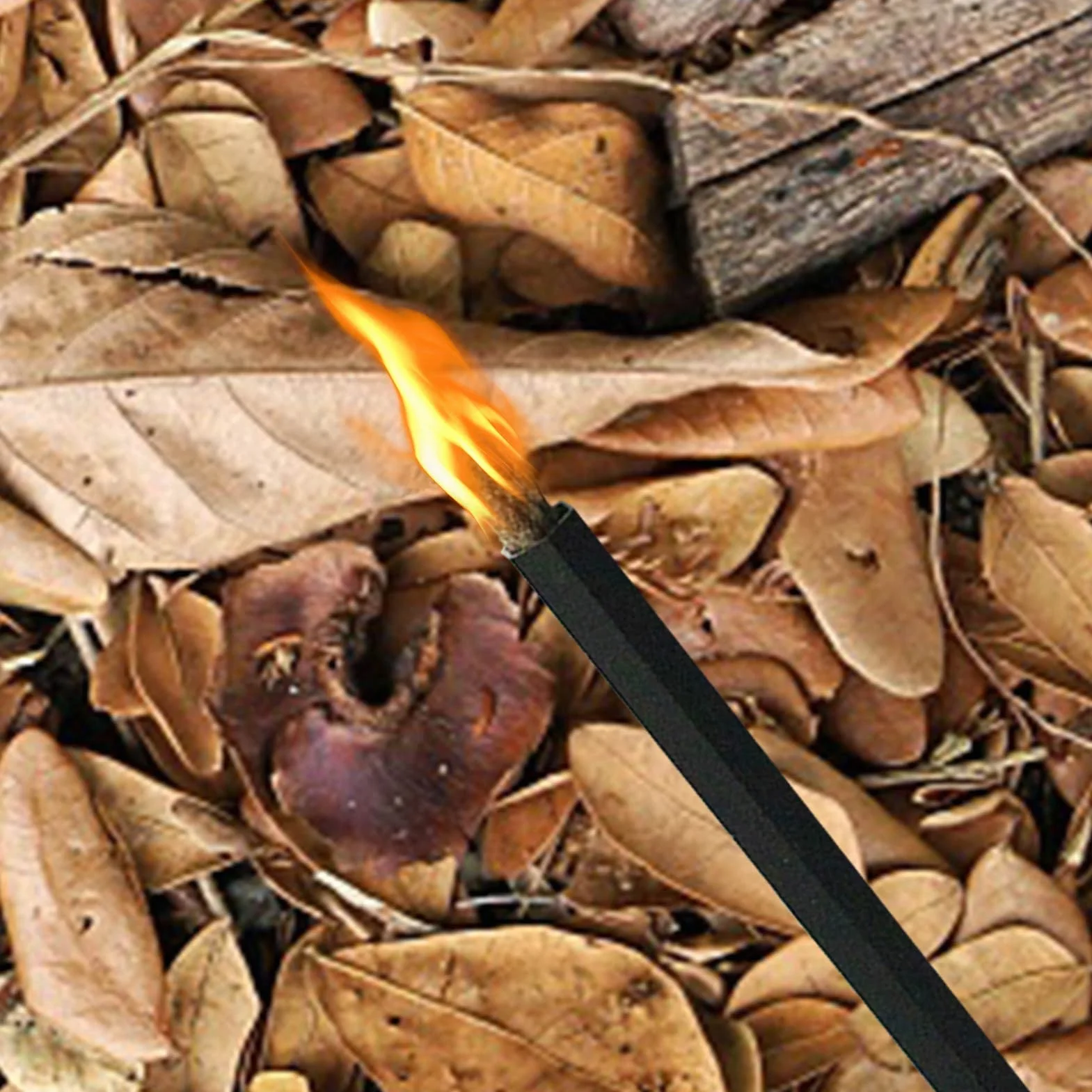 Tinder Wick – wodoodporne sznurki woskowe z aluminiową rurką krzesiwa, narzędzia survivalowe na kemping, wędrówki i sprzęt do wędrówek z plecakiem