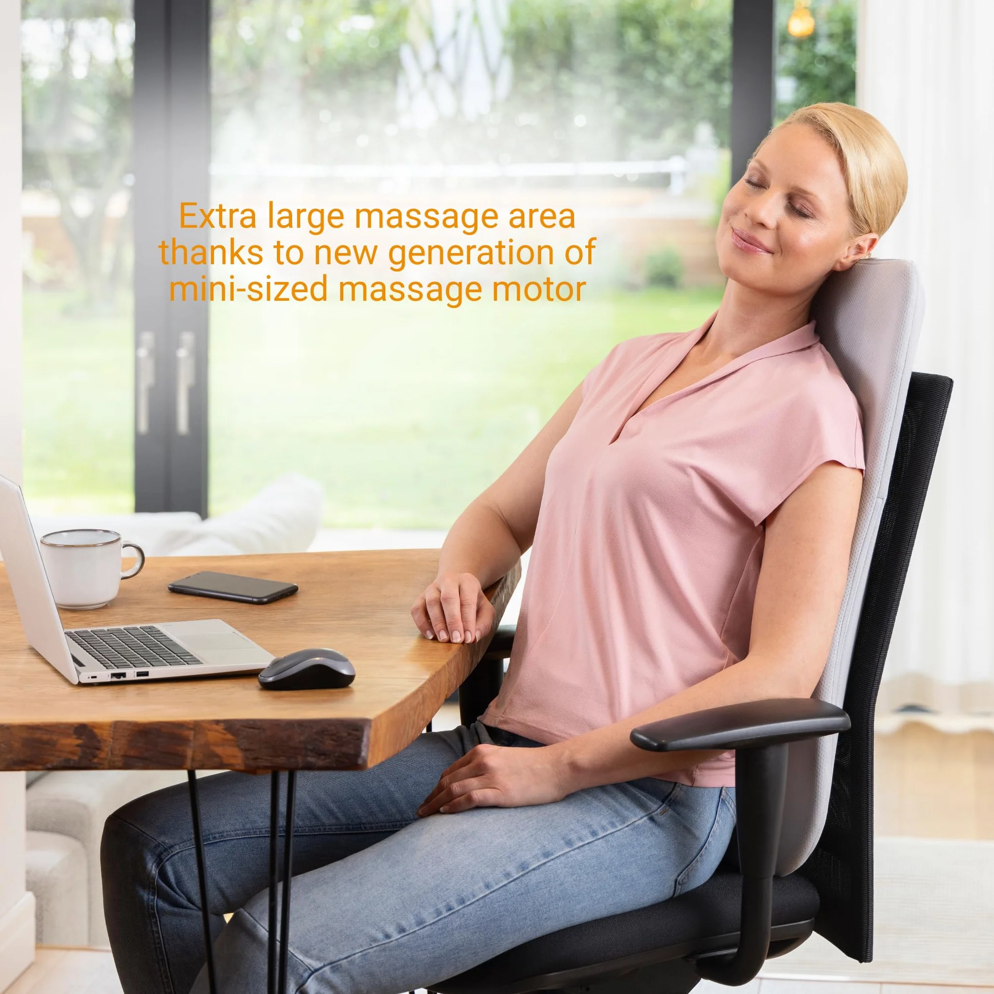 Medisana MC 600 Masażer Pleców Shiatsu z Podgrzewaniem, Duża Powierzchnia Masująca, Mata do Masażu Pleców, Talii i Ramion