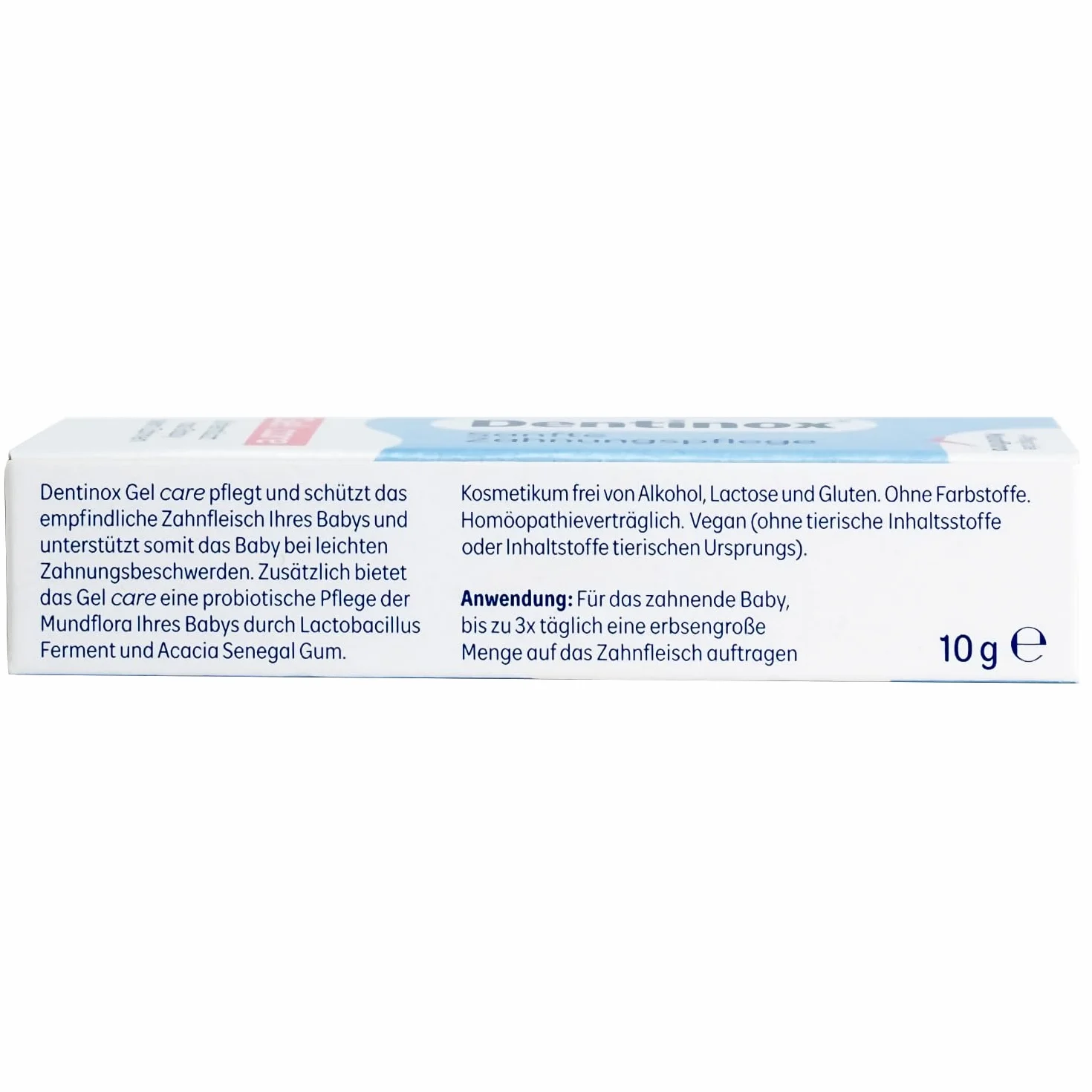 Dentinox Gel Care – delikatna pielęgnacja dziąseł podczas ząbkowania – wsparcie codziennej pielęgnacji jamy ustnej dla niemowląt – 10 g