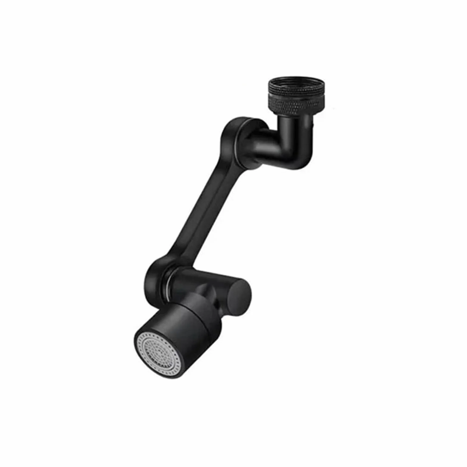 Metal Miedź Uniwersalny Obrót o 1080° Bateria kuchenna Przedłużacz z perlatorem Przedłużacz do kranu Głowica do spryskiwacza Przedłużenie kranu 1080° 360° Spryskiwacz do zlewu (Material : Black Doubl