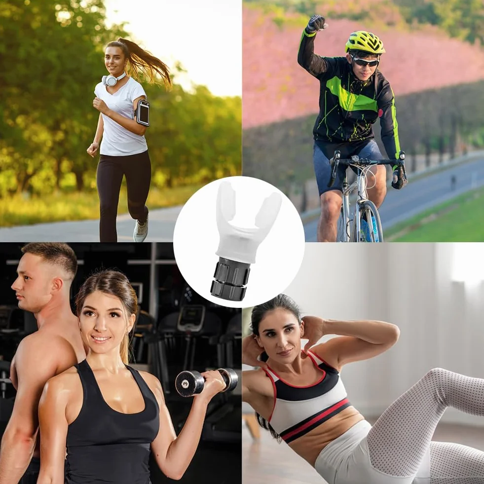 Oxyfit Lung Cleaner sportowy trener płuc z regulowanymi oporami biały